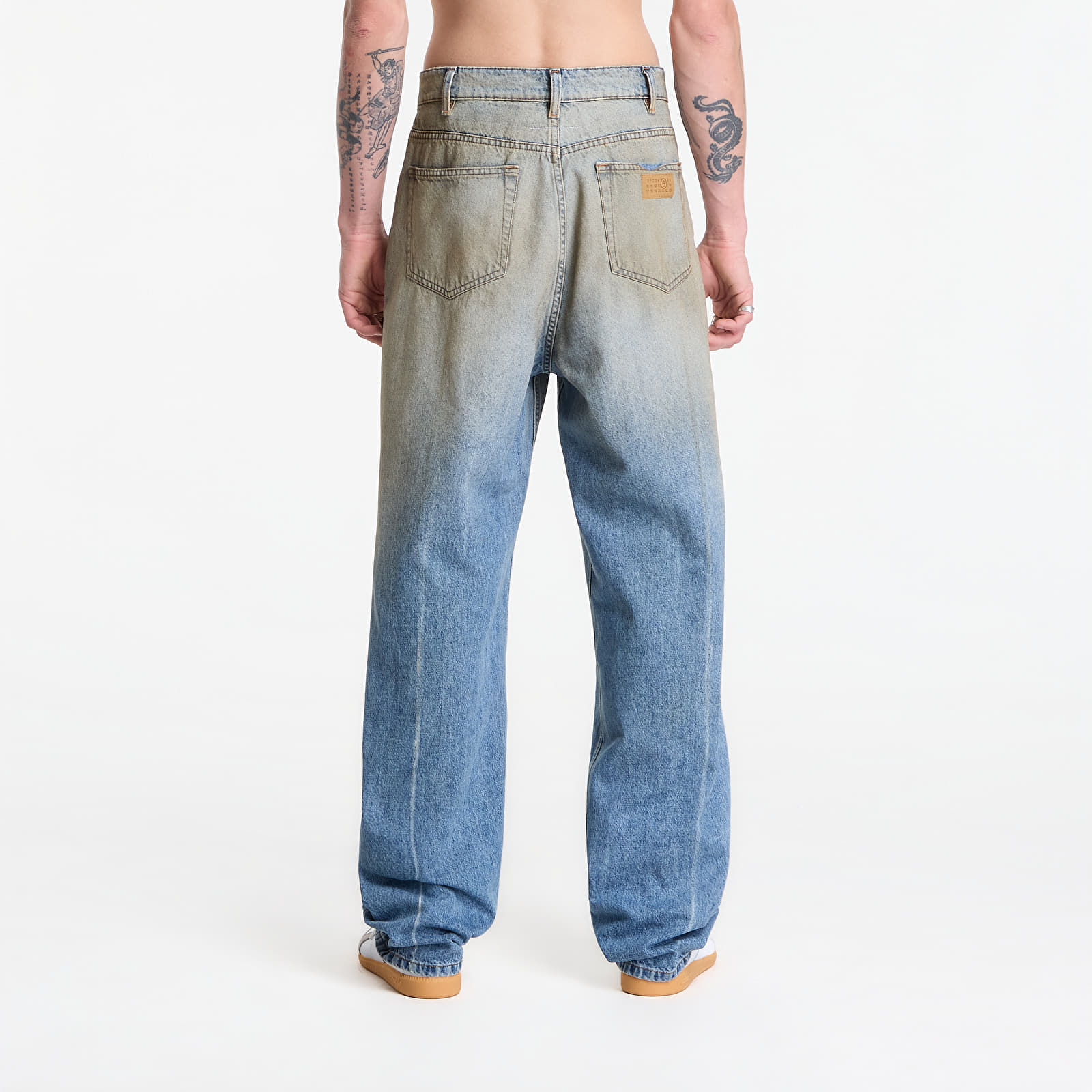 Jeans hlače MM6 Straight-Leg Jeans Medium Blue