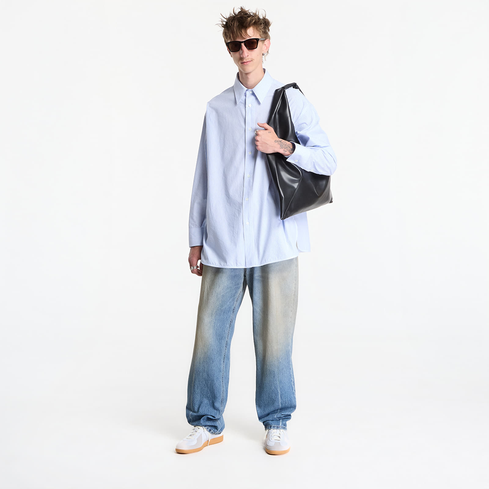 Shirts MM6 Long-Sleeved Shirt Blue
