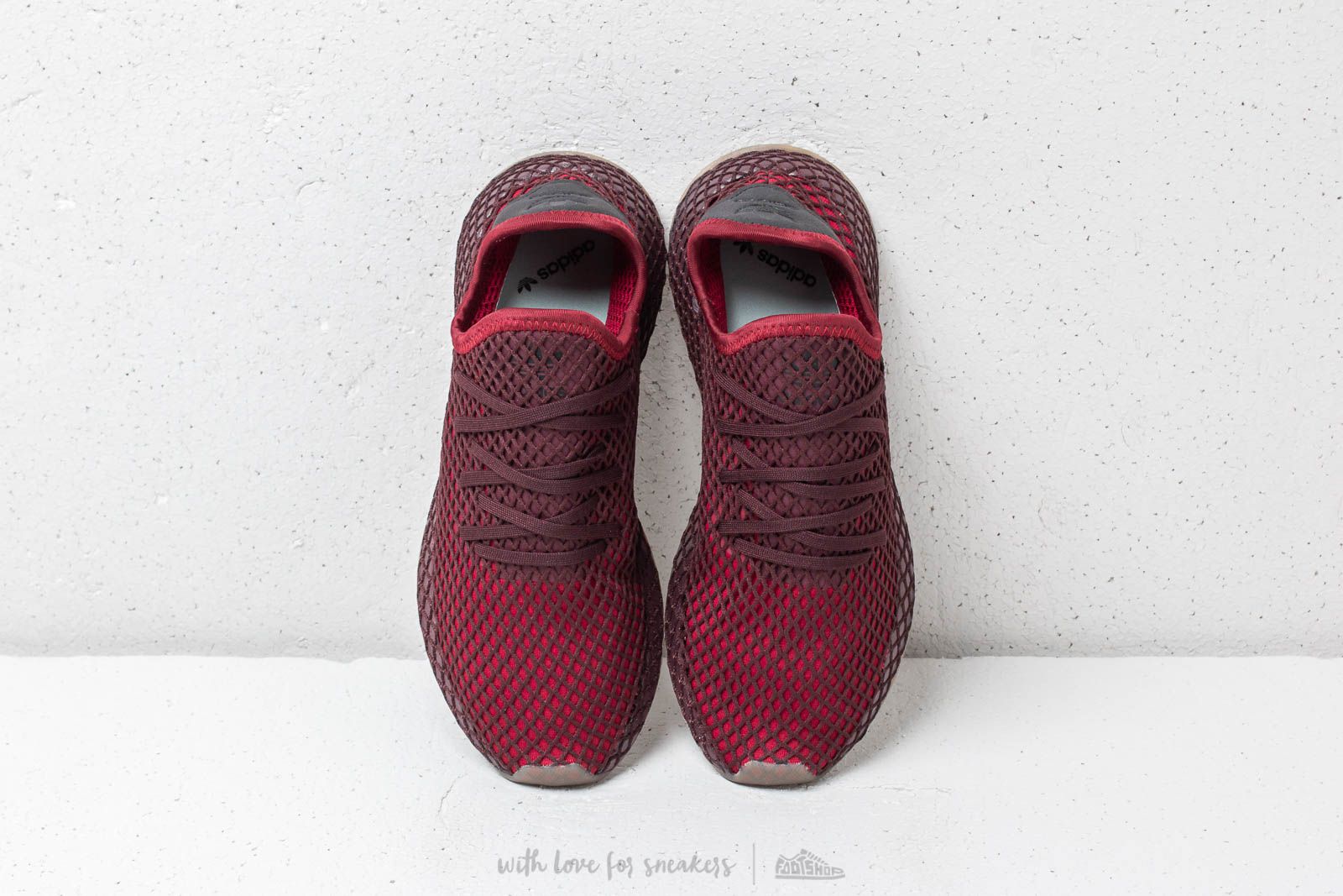 Men s shoes adidas Deerupt Runner J Core Burgundy Core Burgundy