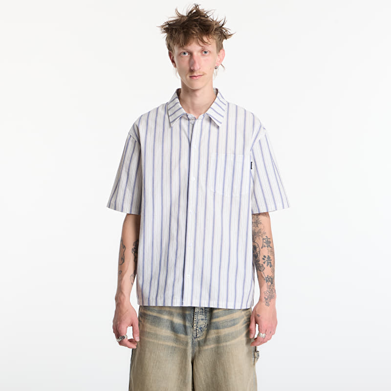 Риза Daily Paper Dp Blocked Ss Shirt Blue Wing Teal