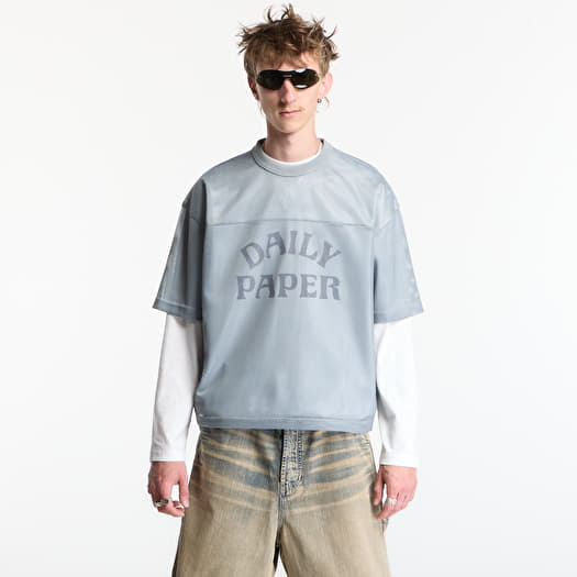 Daily Paper Boxy Mesh T-Shirt Dawn Blue