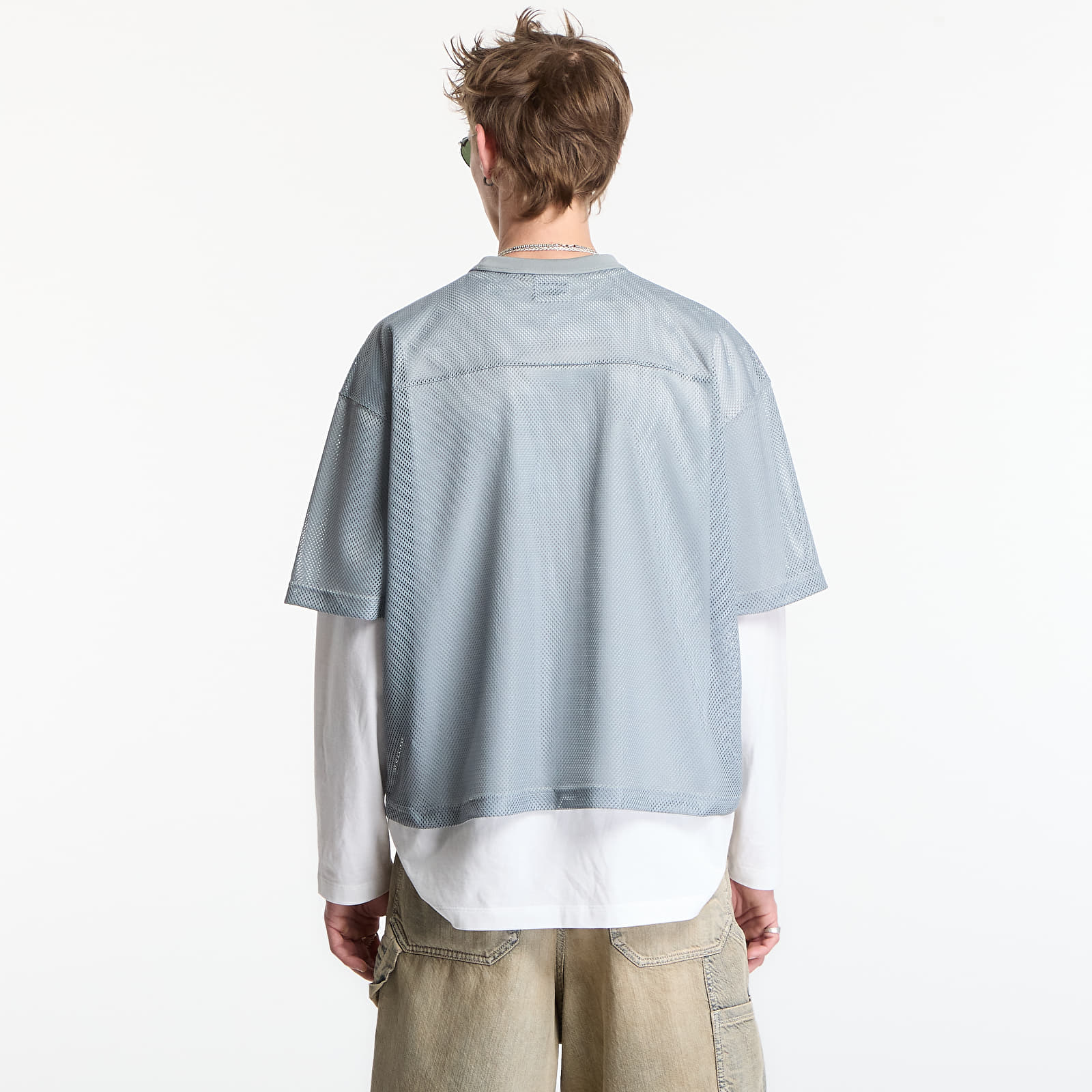Majice i košulje Daily Paper Boxy Mesh T-Shirt Dawn Blue