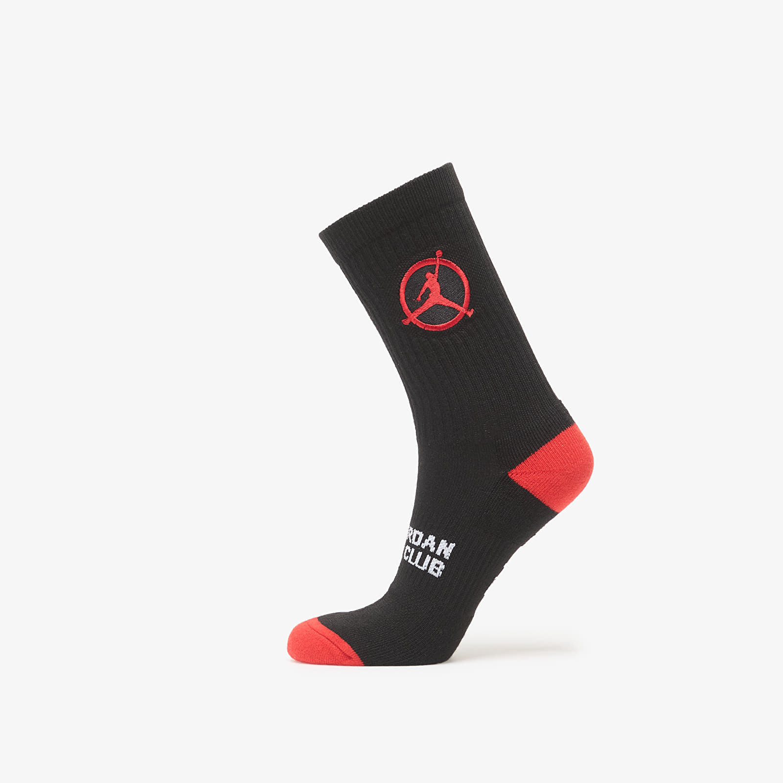 Calcetines Jordan Flight Club Cushioned Crew Socks Black/ University Red/ University Red