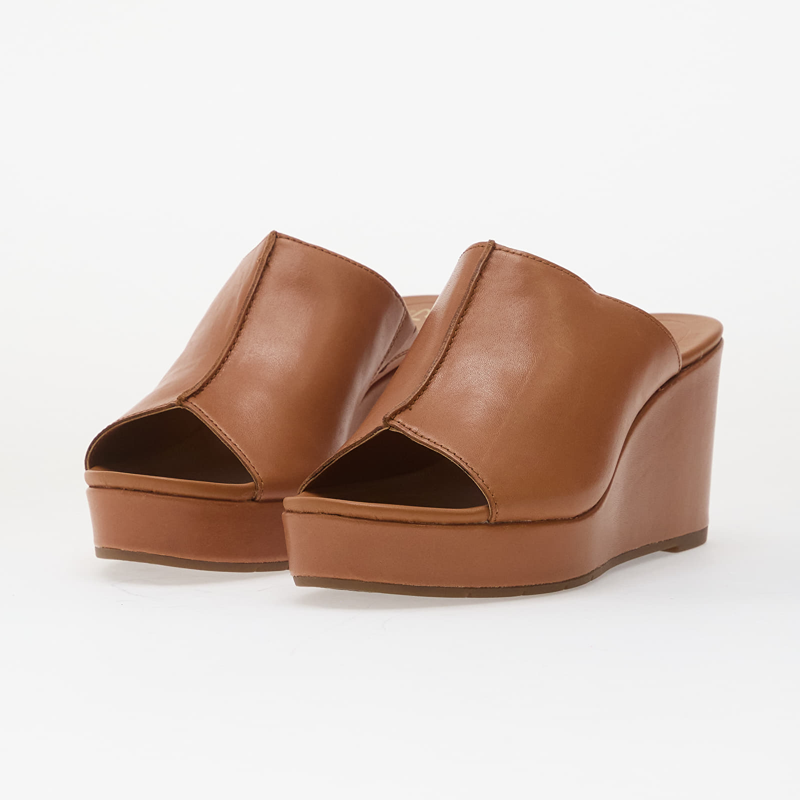 Damen Sneaker und Schuhe Clarks Sabina Mule Tan Leather