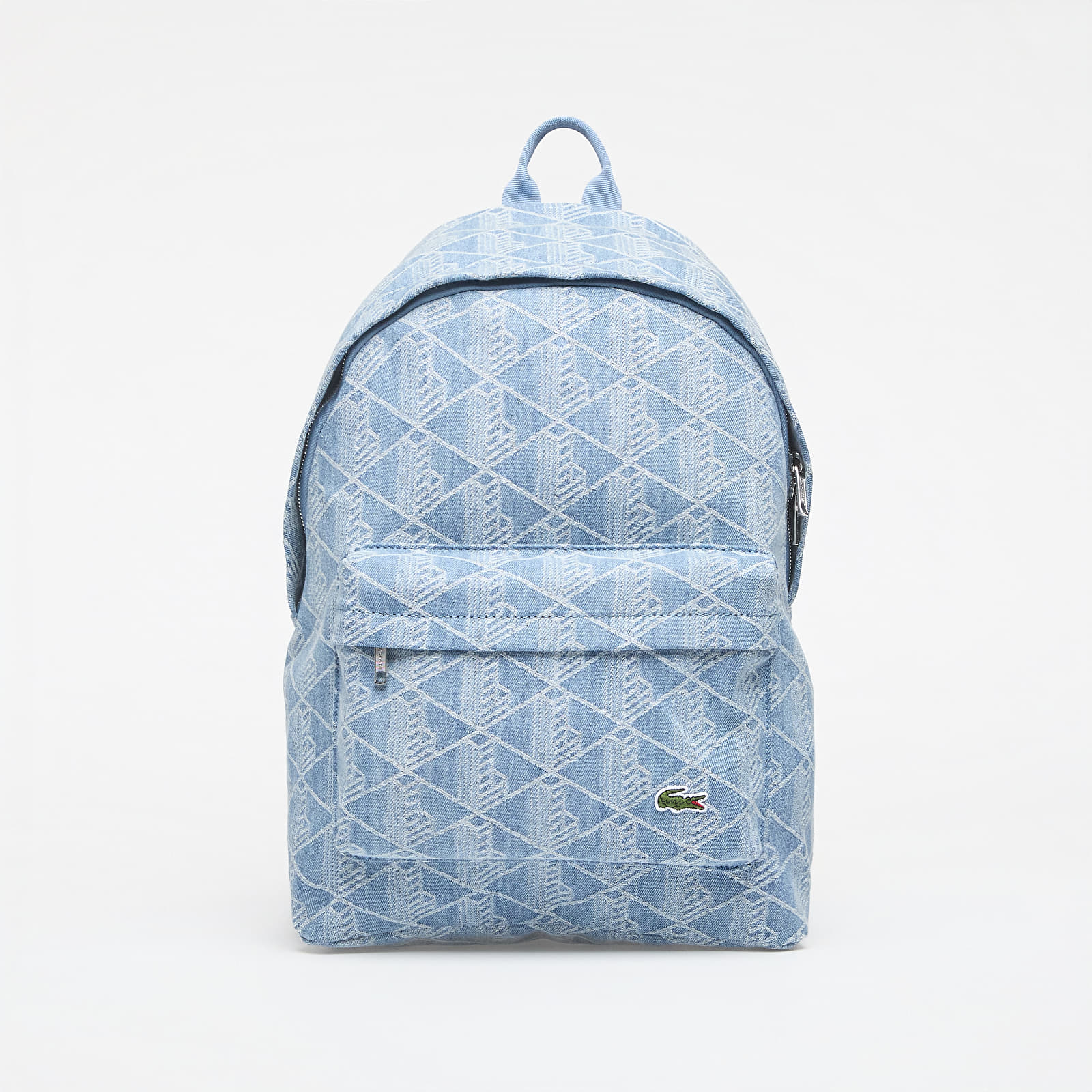Men's backpacks LACOSTE Backpack Silver Chine/ Black-Silver Chine