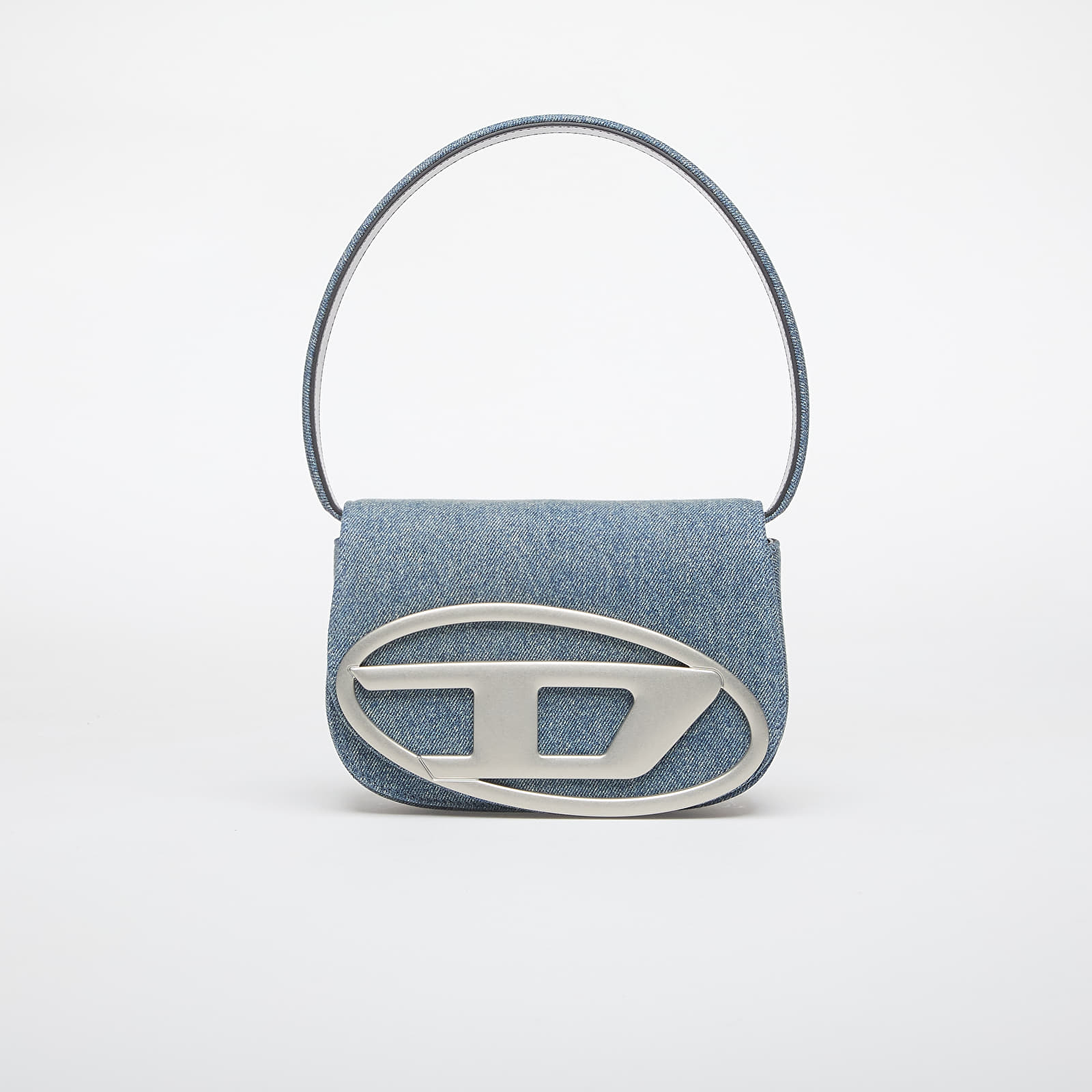 Bolsas de mão Diesel 1Dr Shoulder Bag Medium Blue Denim