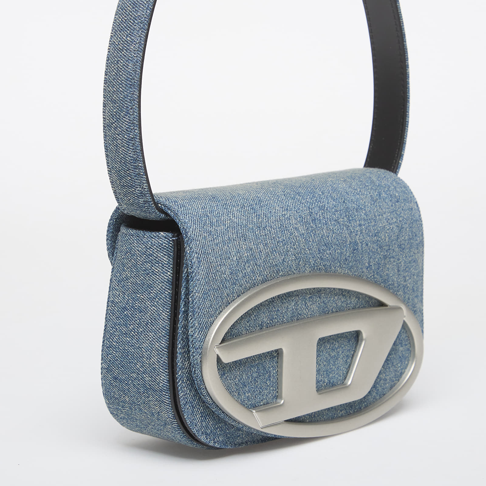 Bolsas de mão Diesel 1Dr Shoulder Bag Medium Blue Denim