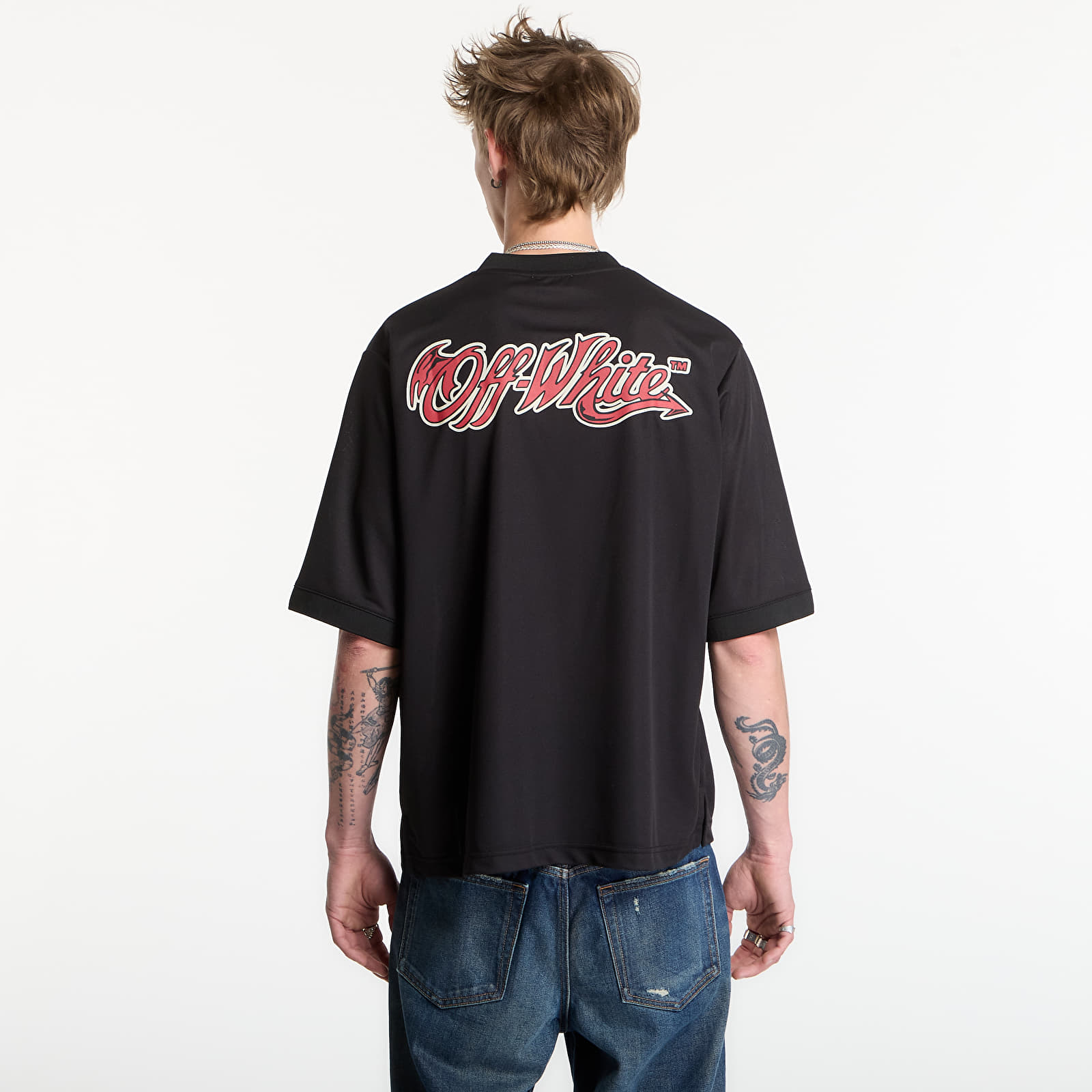 T-shirts Off-White x AC Milan Tech T-Shirt UNISEX Black/ Red