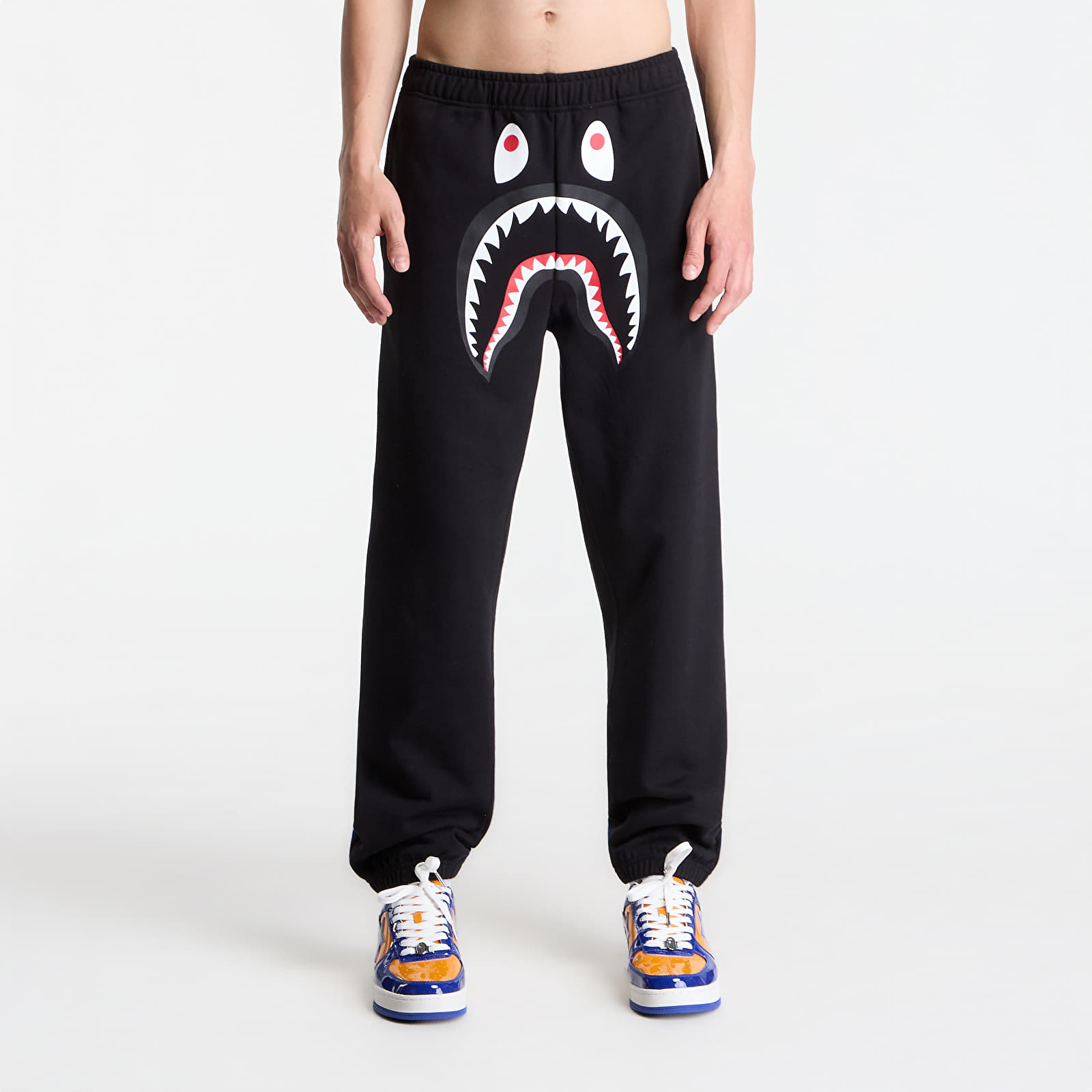 Jogginghosen A BATHING APE Shark Sweat Pants UNISEX Black