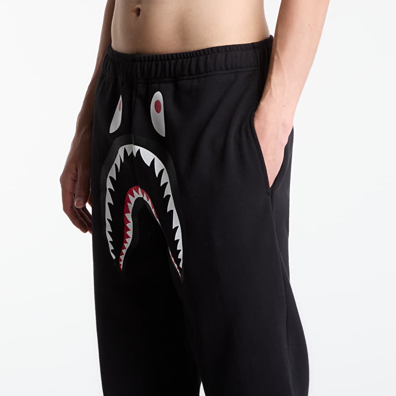 A BATHING APE Shark Sweat Pants UNISEX Black | Footshop