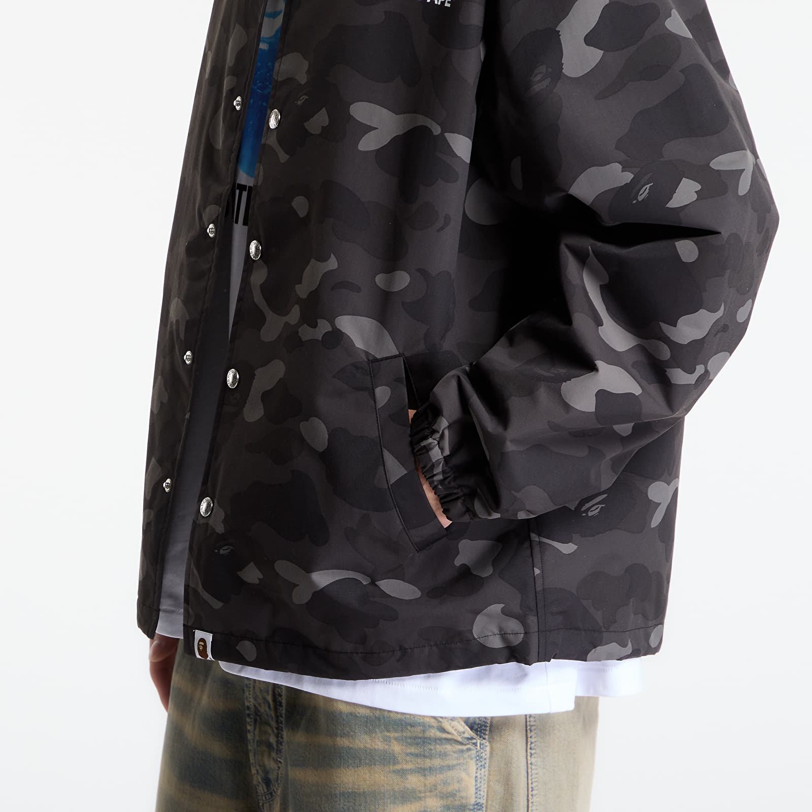 Jacken A BATHING APE Color Camo Coach Jacket UNISEX Black
