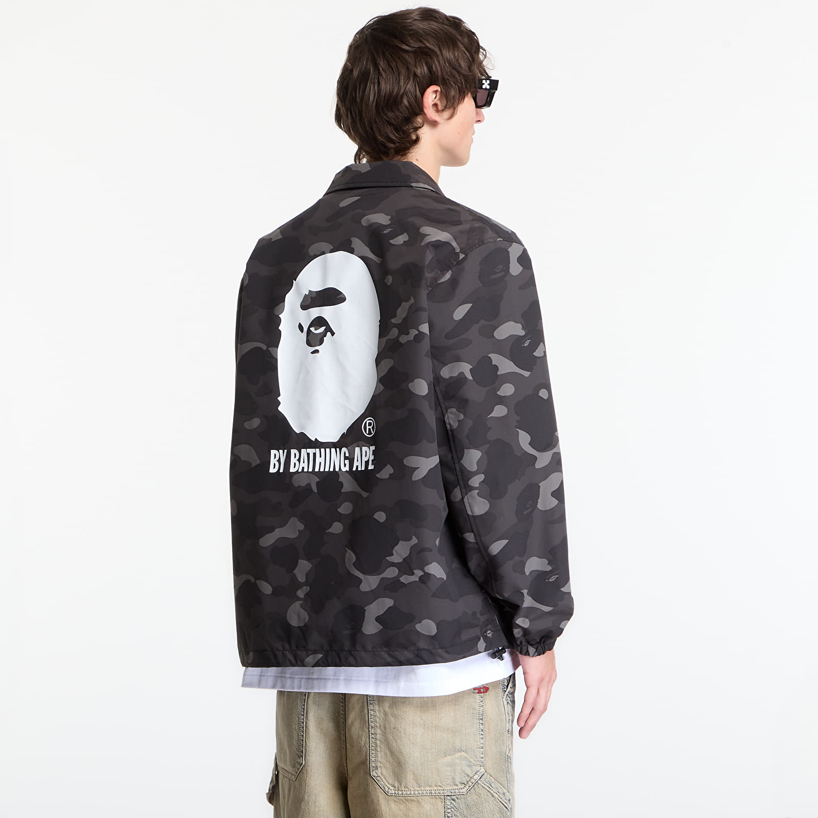 Jacken A BATHING APE Color Camo Coach Jacket UNISEX Black