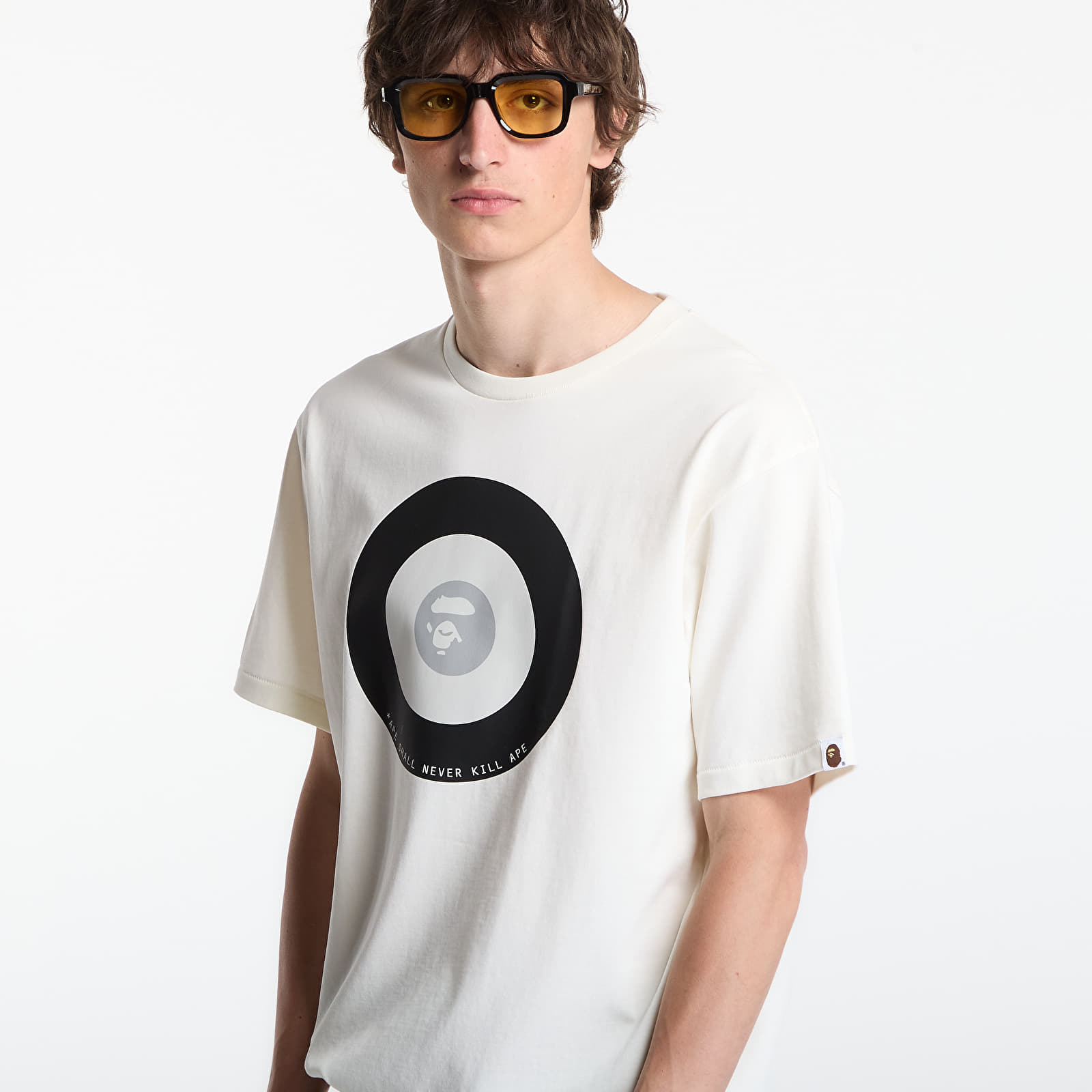 T-Shirts A BATHING APE Ape Target Tee UNISEX Ivory