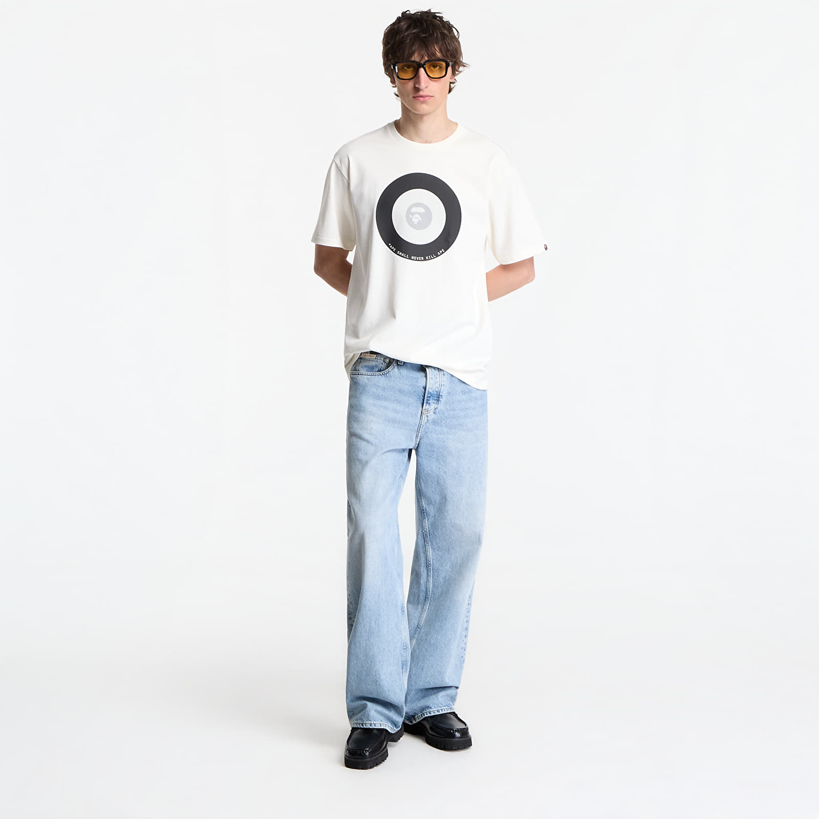 T-Shirts A BATHING APE Ape Target Tee UNISEX Ivory