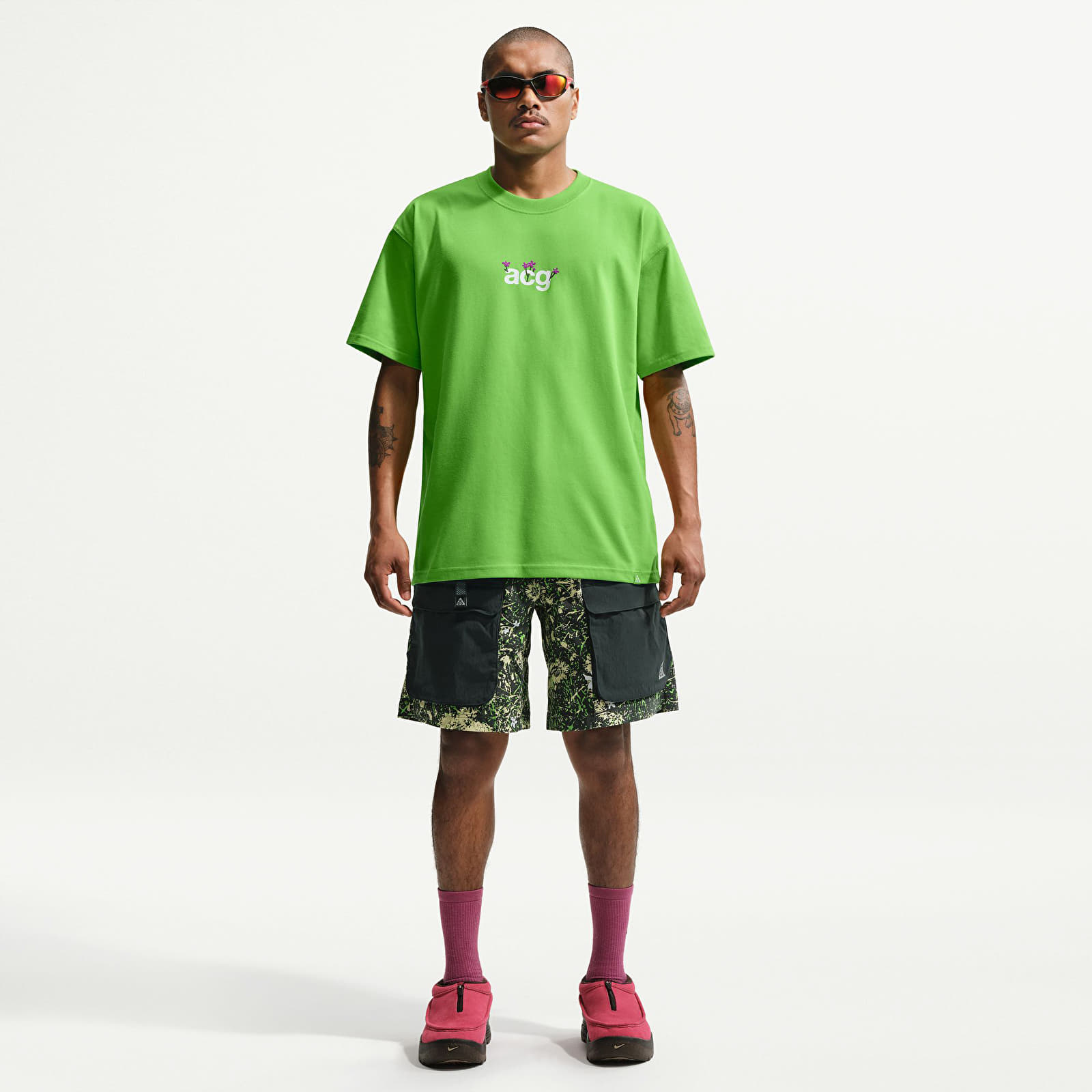 Shorts voor heren Nike ACG "Smith Summit" Men's Shorts Black Spruce/ Mineral Slate/ Summit White