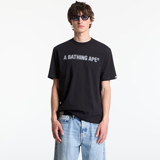 T-shirt A BATHING APE Heavy Wash Bathing Ape Shrunk Fit Tee UNISEX Black