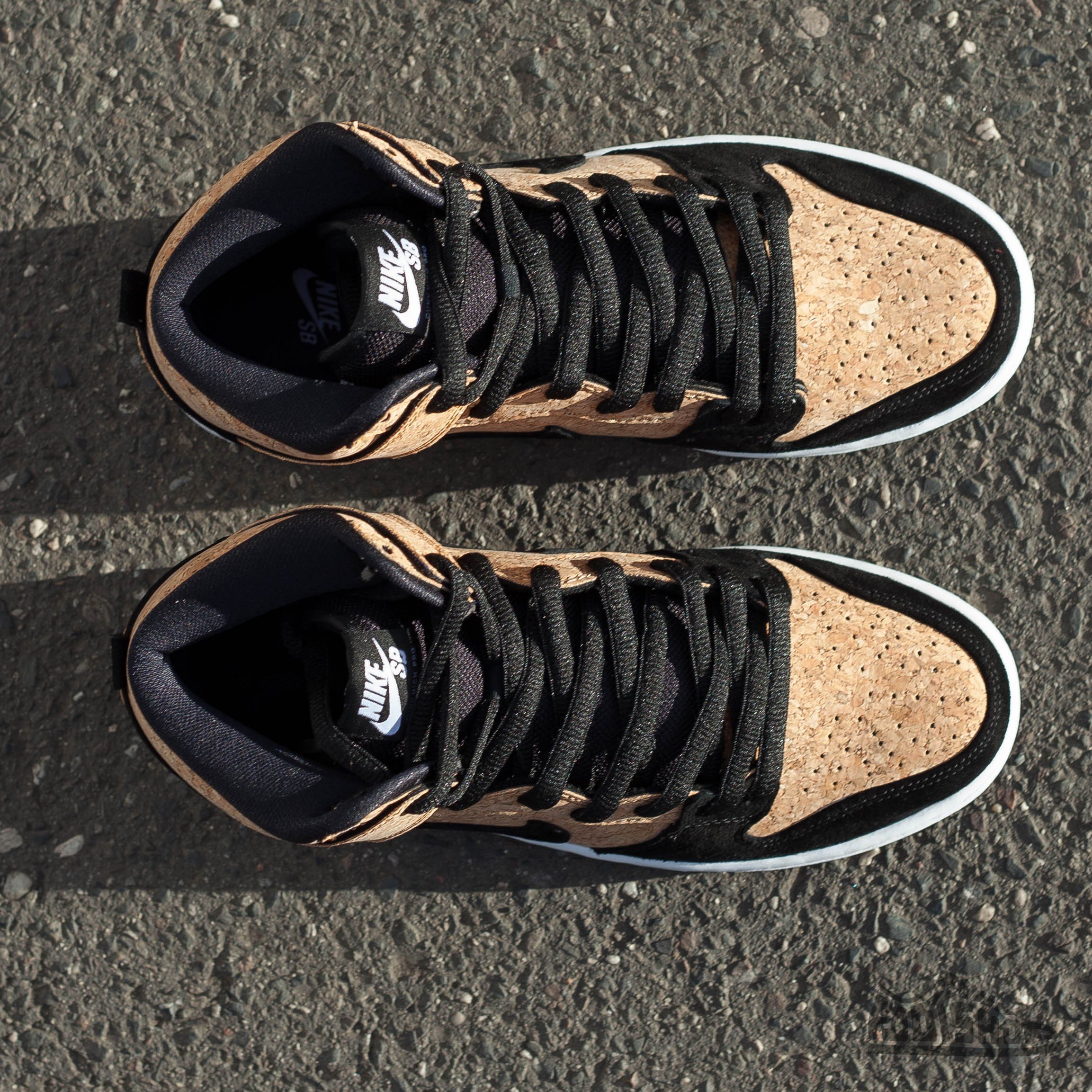 Men's shoes Nike Dunk High Premium SB Black/Black-Hazelnut-White