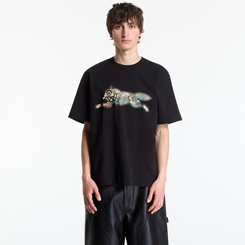 Billionaire Boys Club Icecream Camo Running Dog Woodland T-Shirt Black