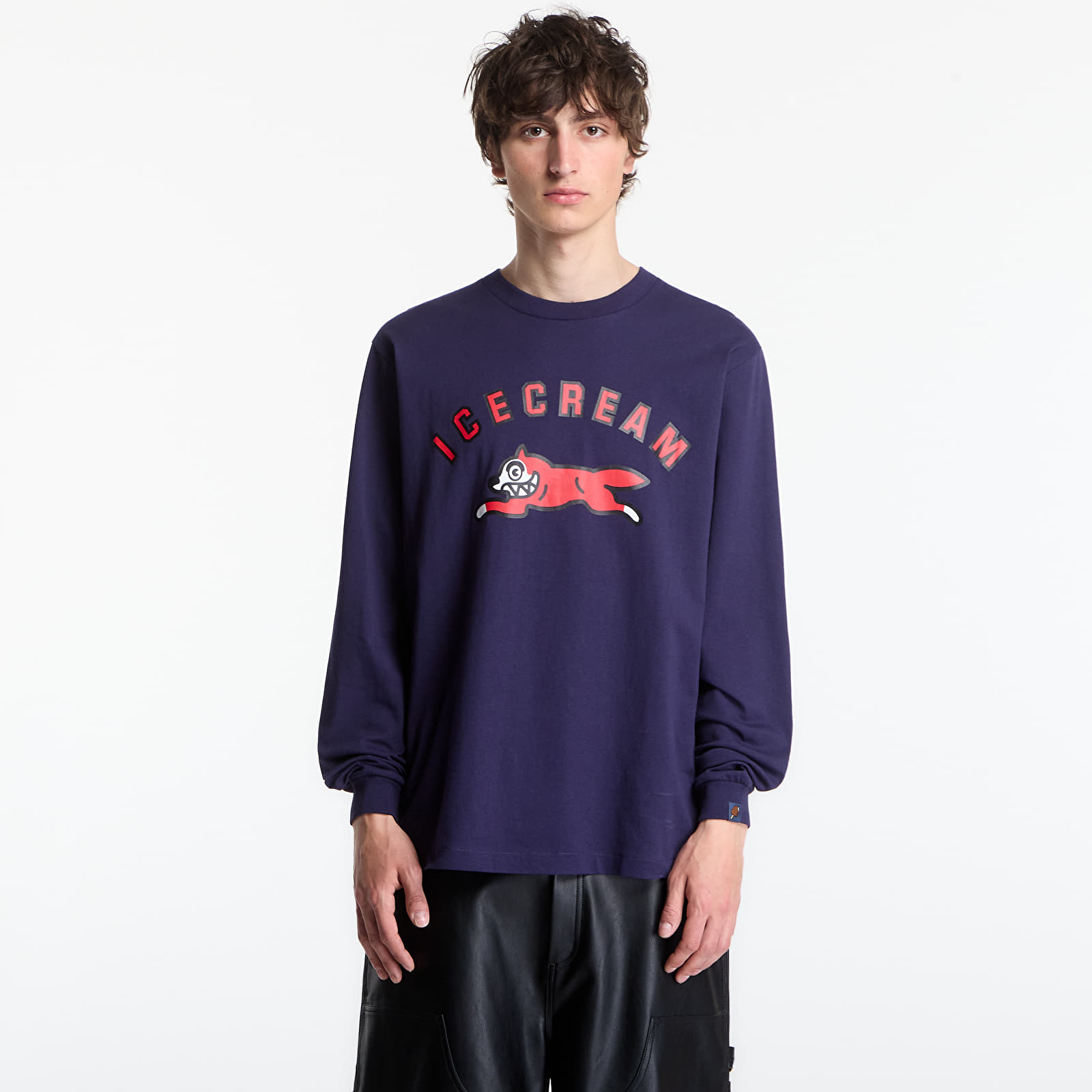 T-krekli Billionaire Boys Club Icecream Arch Running Dog Ls T-Shirt Navy