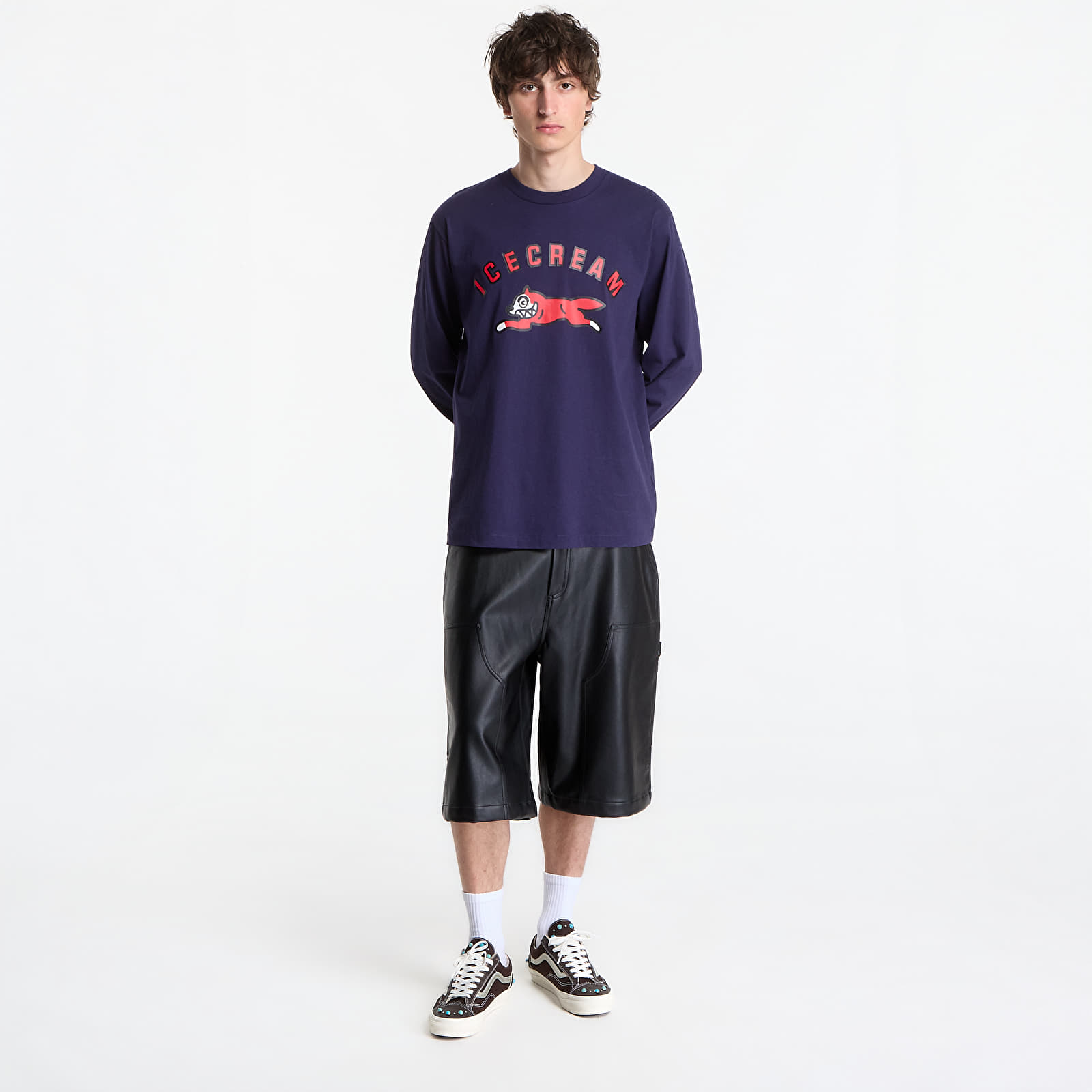 T-krekli Billionaire Boys Club Icecream Arch Running Dog Ls T-Shirt Navy