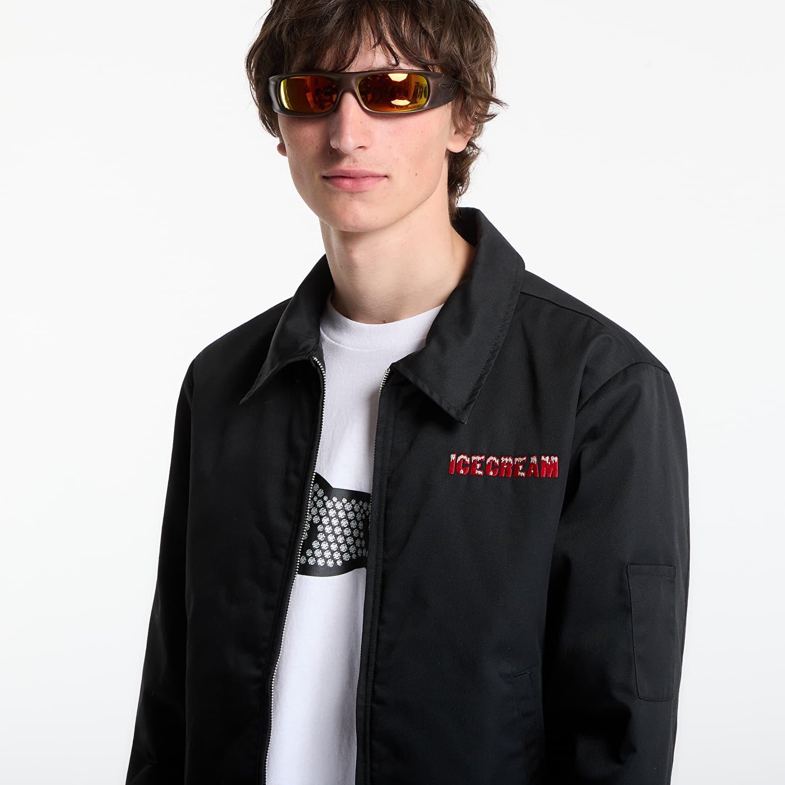 Jackets Billionaire Boys Club Icecream Drippy Quilted Work Jacket Black