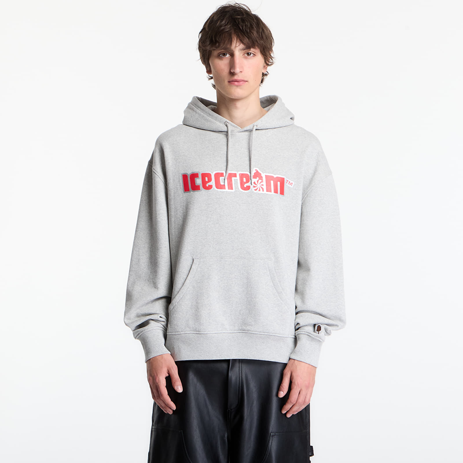 Sweatjacken und Sweatshirts Billionaire Boys Club Icecream Soft Serve Popover Hood Heather Grey
