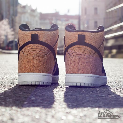 Men s shoes Nike Dunk High Premium SB Black Black Hazelnut White Footshop