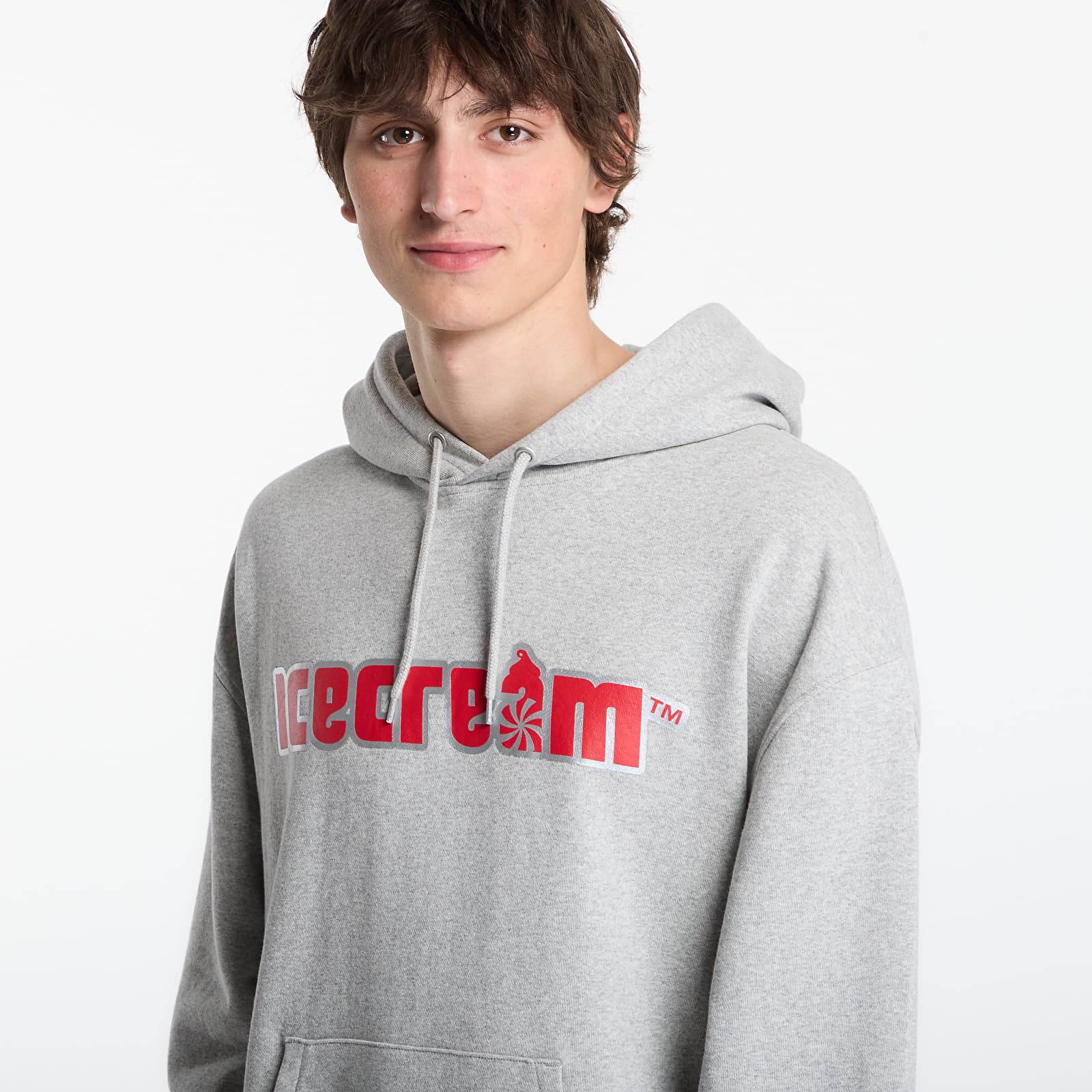 Sweatjacken und Sweatshirts Billionaire Boys Club Icecream Soft Serve Popover Hood Heather Grey