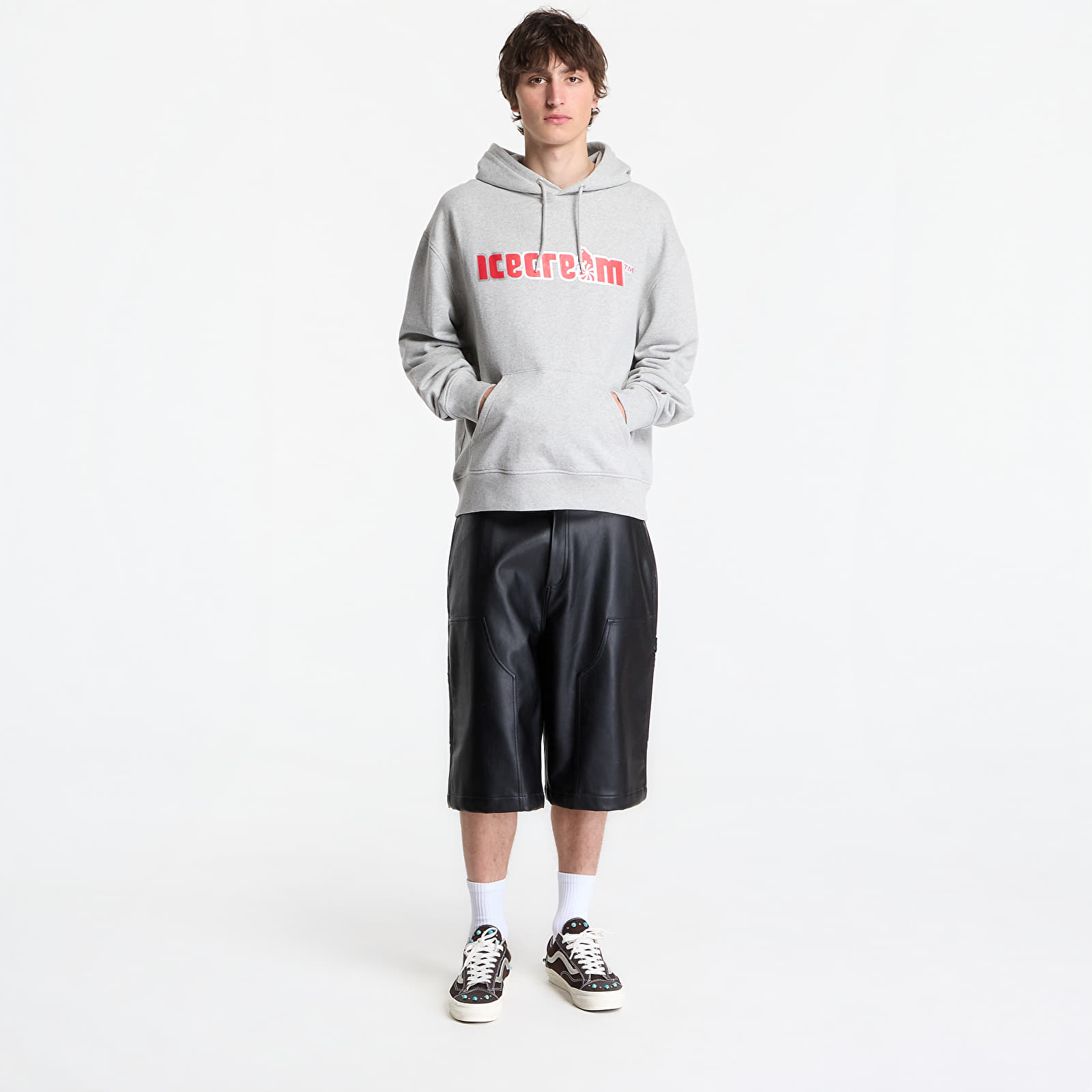 Sweatjacken und Sweatshirts Billionaire Boys Club Icecream Soft Serve Popover Hood Heather Grey