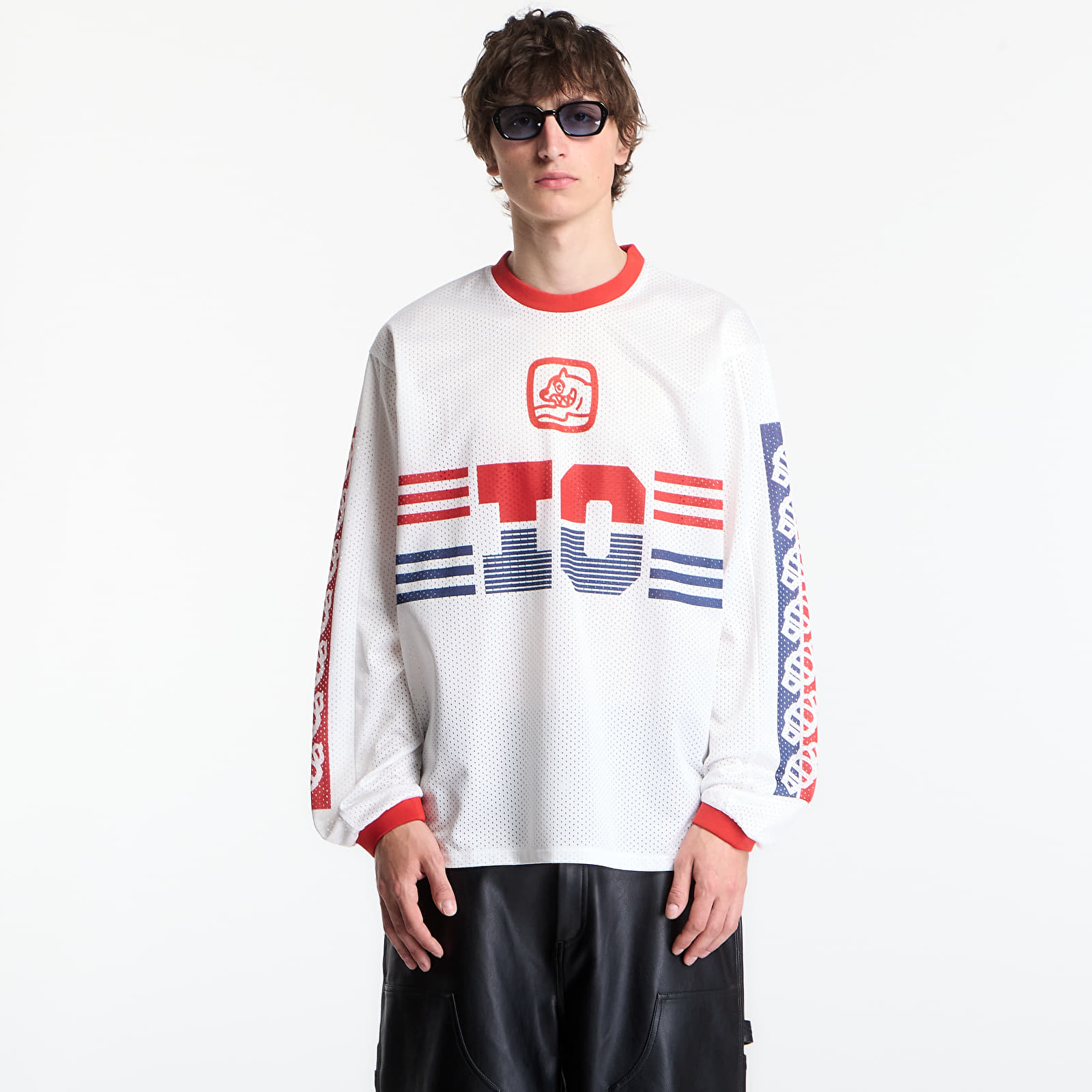 Dresi Billionaire Boys Club Icecream Moto Ls Mesh Shirt White