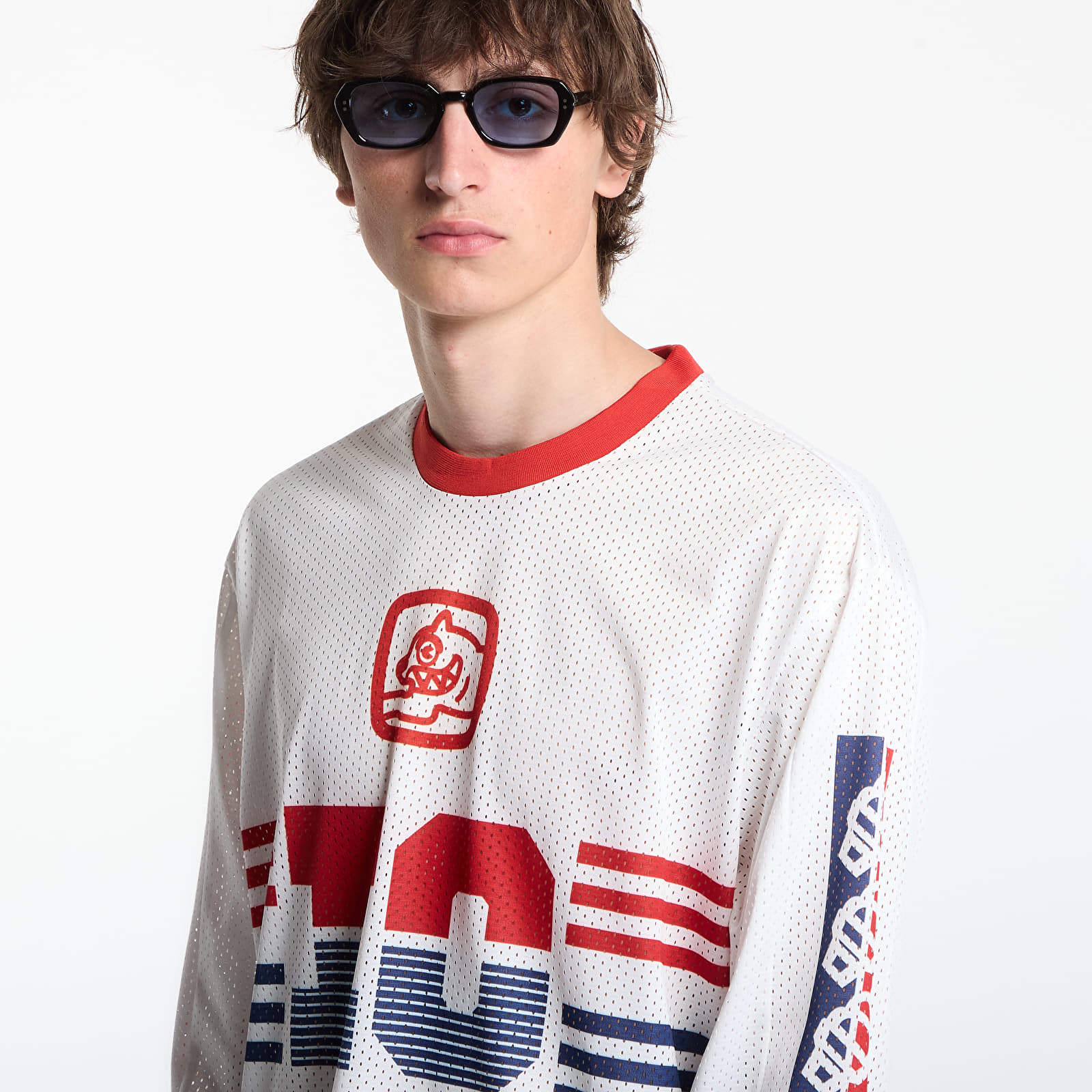 Dresi Billionaire Boys Club Icecream Moto Ls Mesh Shirt White