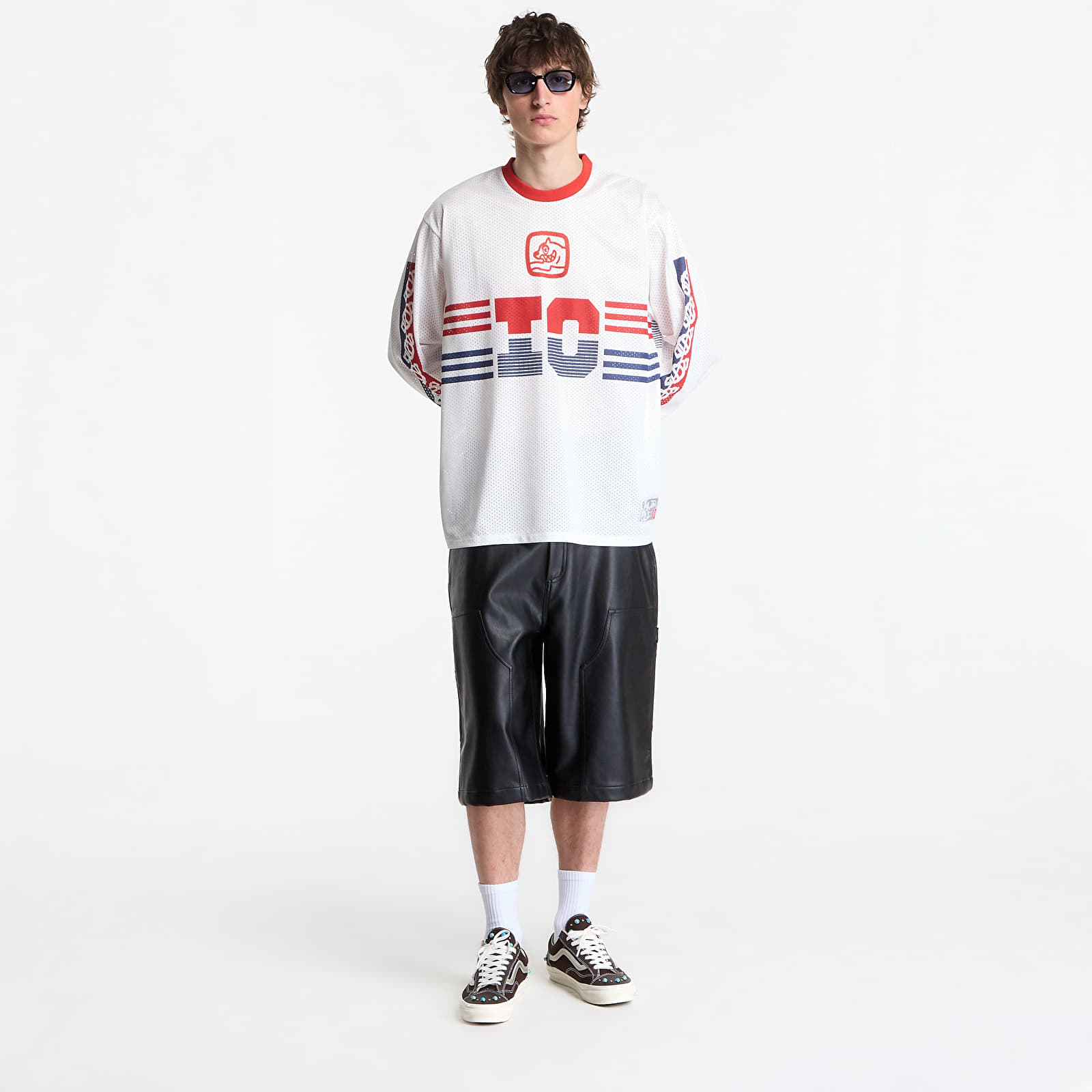 Dresi Billionaire Boys Club Icecream Moto Ls Mesh Shirt White