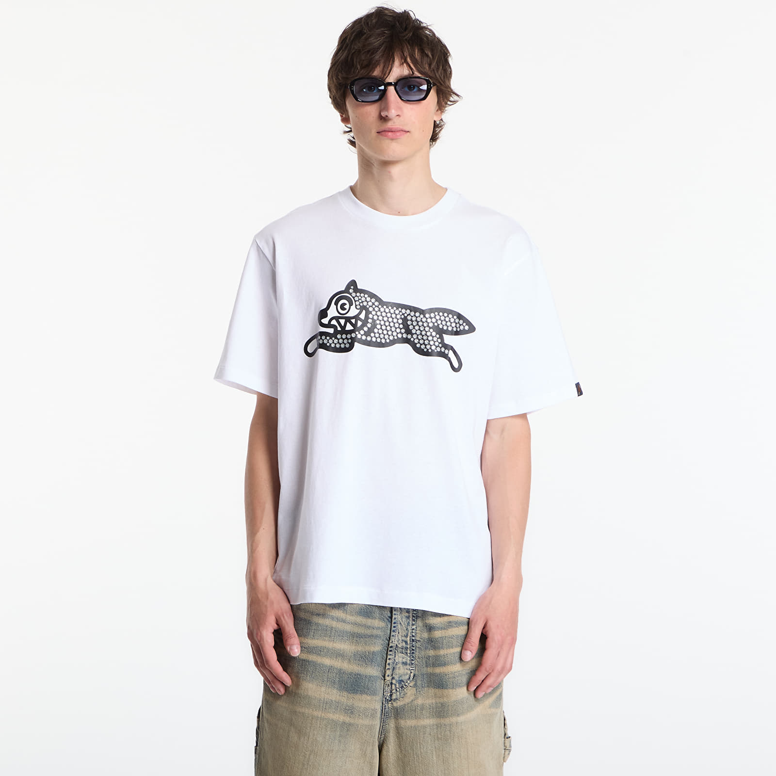 Tricouri  Billionaire Boys Club Icecream Glitter Running Dog T-Shirt White