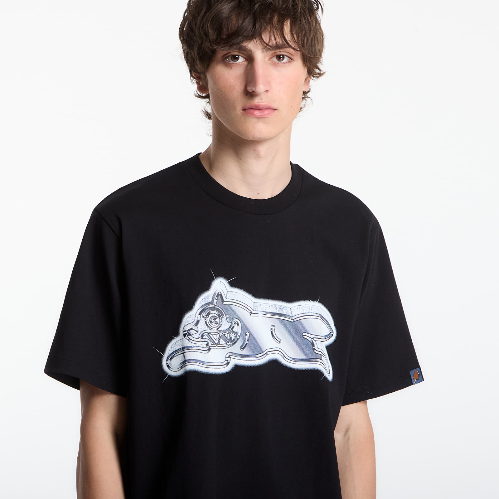 Trička Billionaire Boys Club Icecream Iced Out Running Dog T-Shirt Black