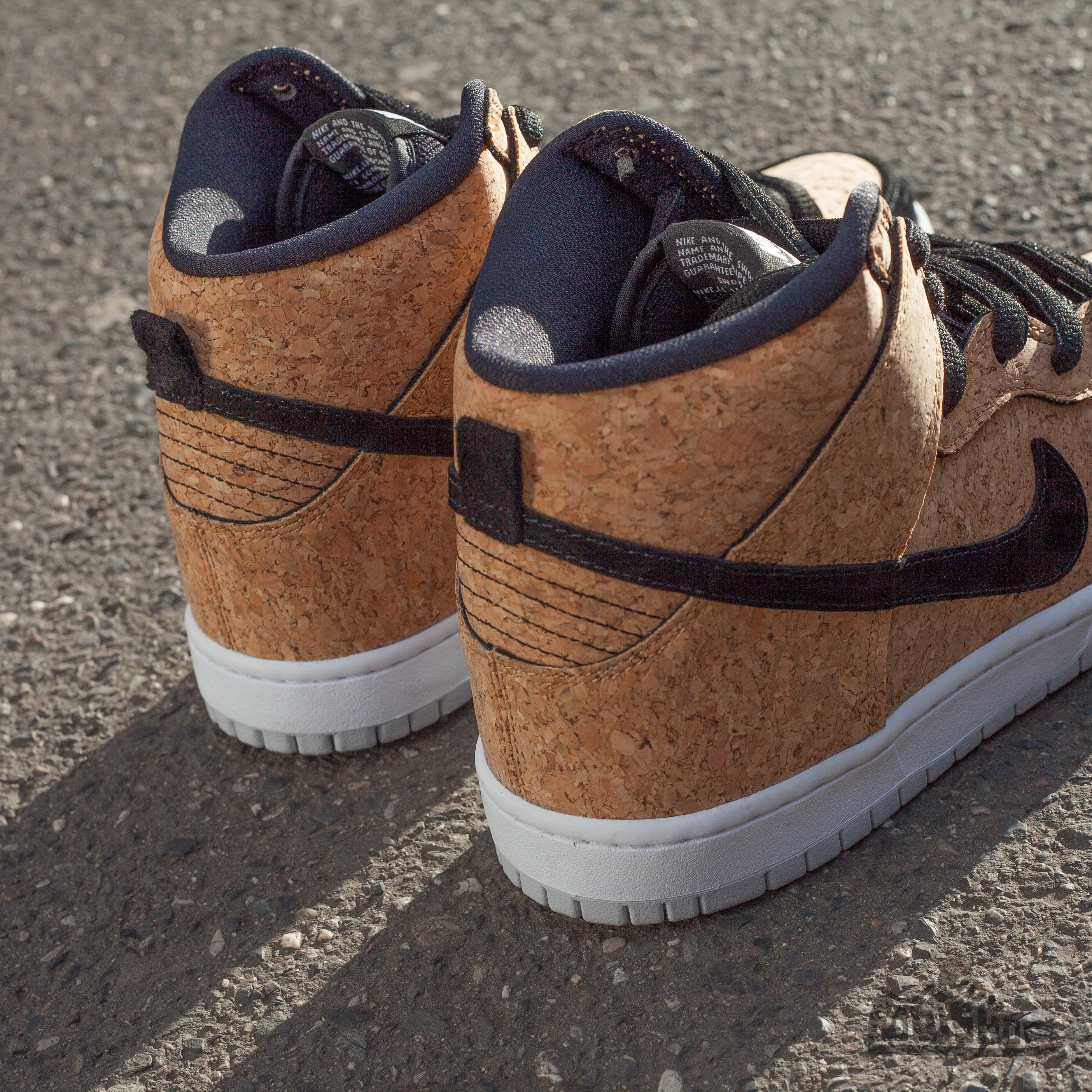 Men's shoes Nike Dunk High Premium SB Black/Black-Hazelnut-White