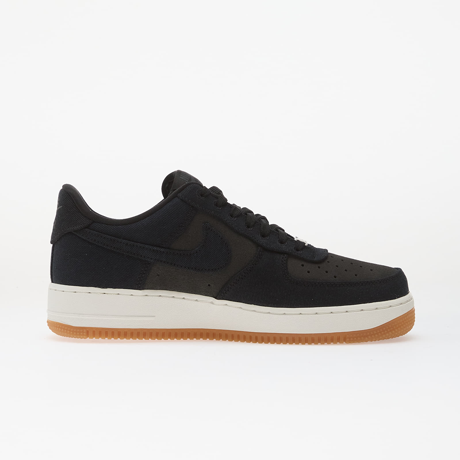 Herenschoenen Nike Air Force 1 '07 Lv8 Denim Black/ Black-Dk Smoke Grey-Gum Med Brown