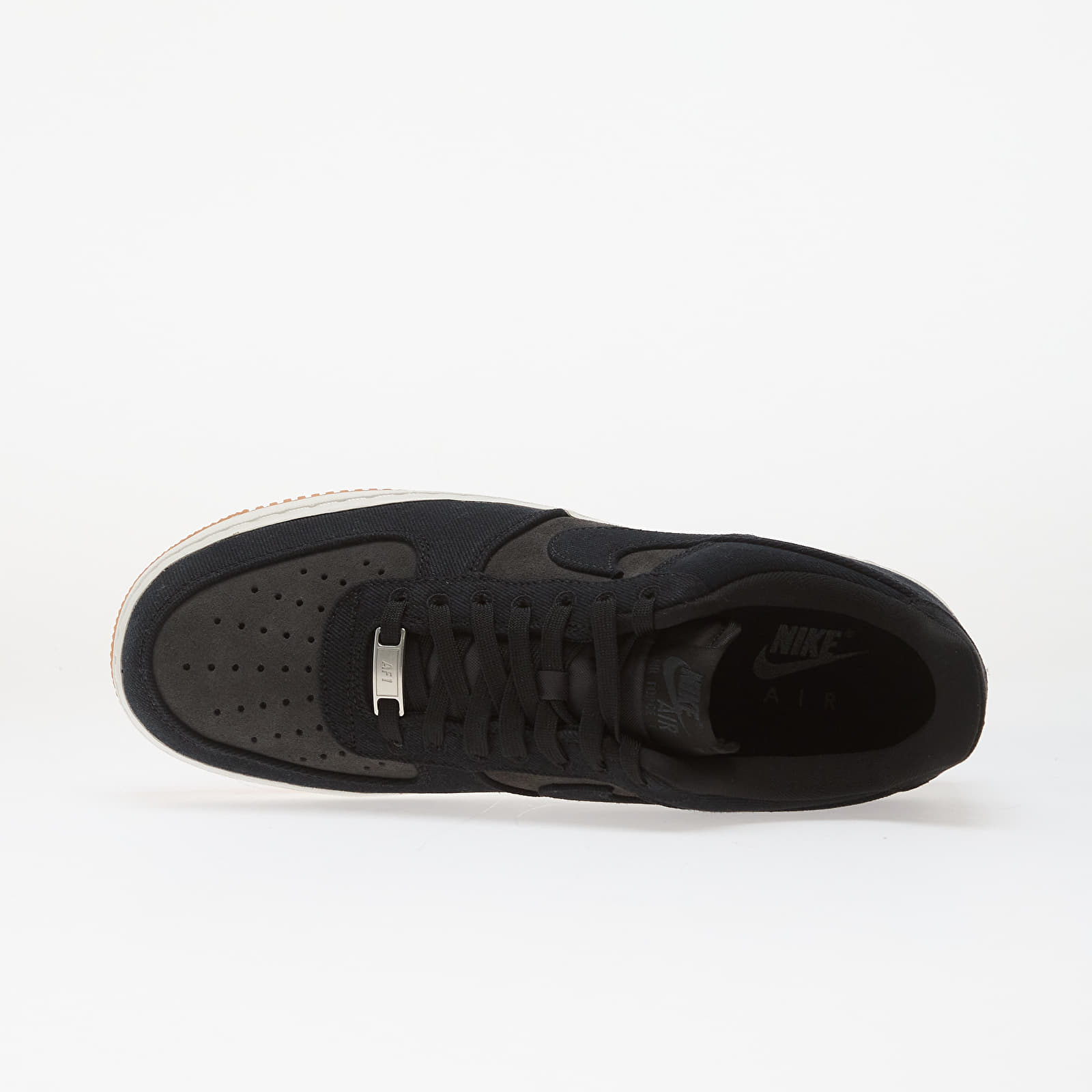 Herenschoenen Nike Air Force 1 '07 Lv8 Denim Black/ Black-Dk Smoke Grey-Gum Med Brown