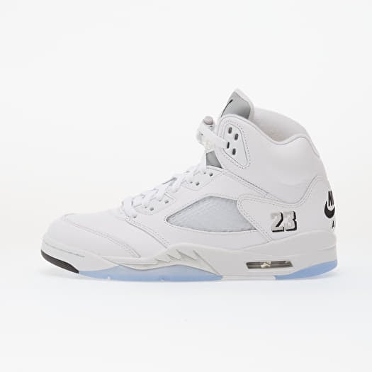 Air Jordan 5 Retro "White Metallic" White/ Black-Metallic Silver