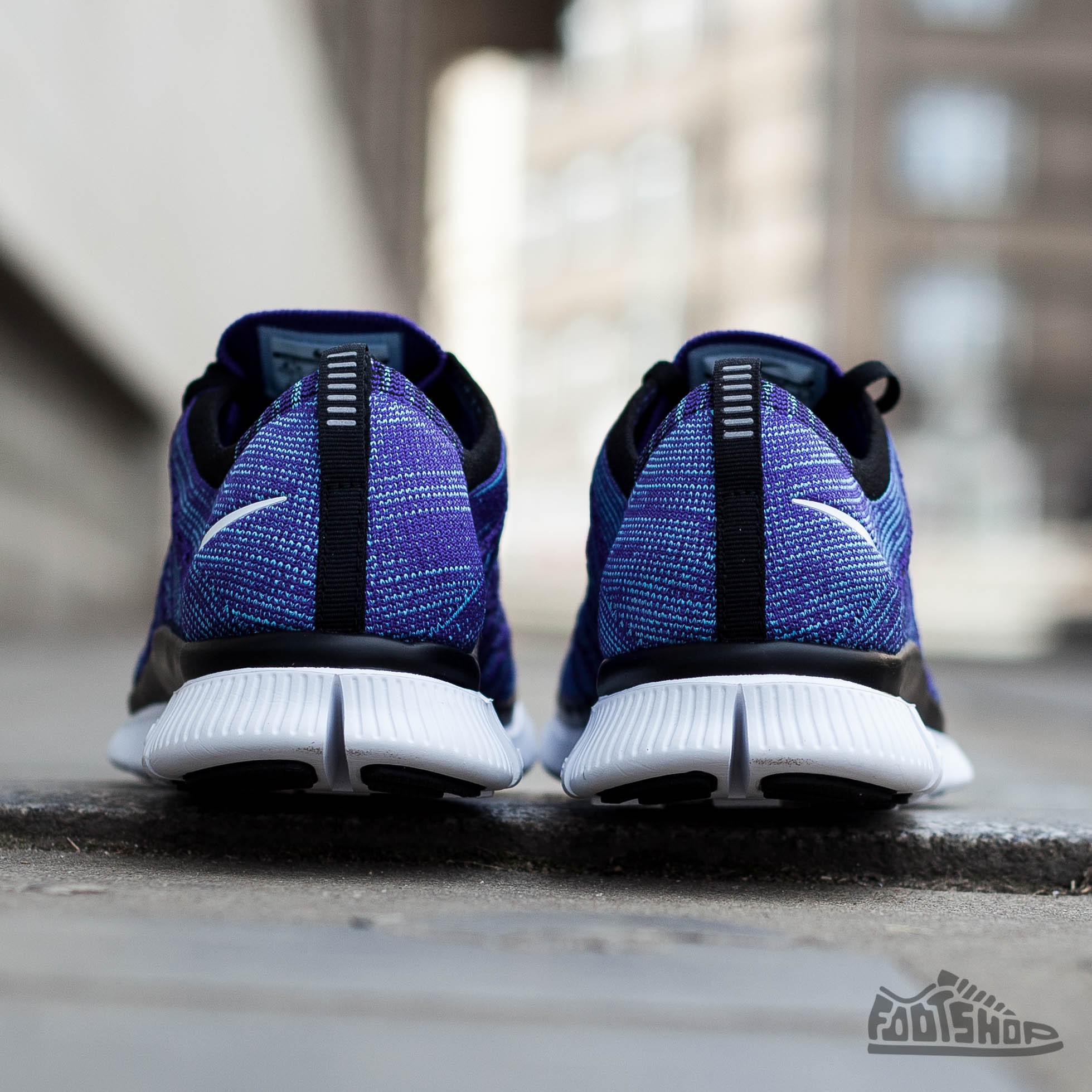 Men's shoes Nike Free Flyknit NSW Court Purple/White/Black