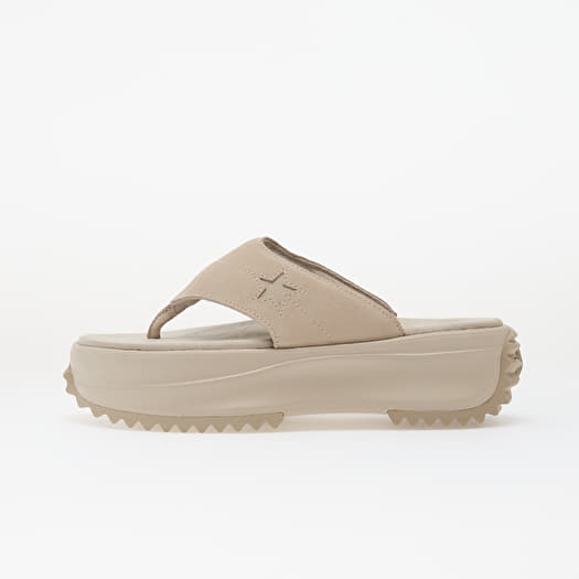 Converse ​Run Star Sandal Platform Suede Papyrus