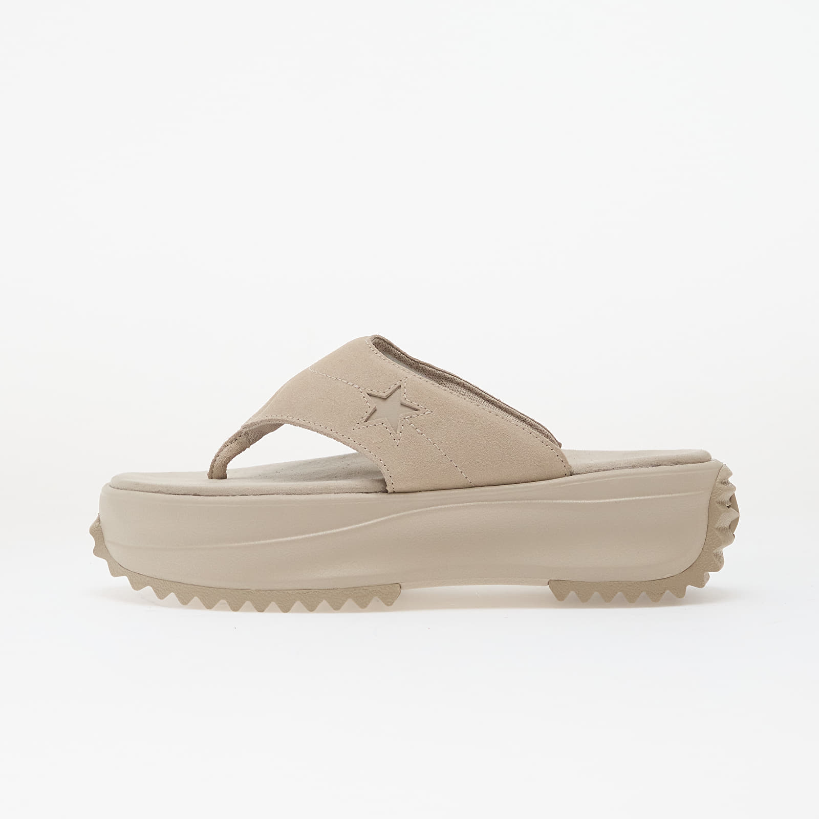 Herren Sneaker und Schuhe Converse ​Run Star Sandal Platform Suede Papyrus