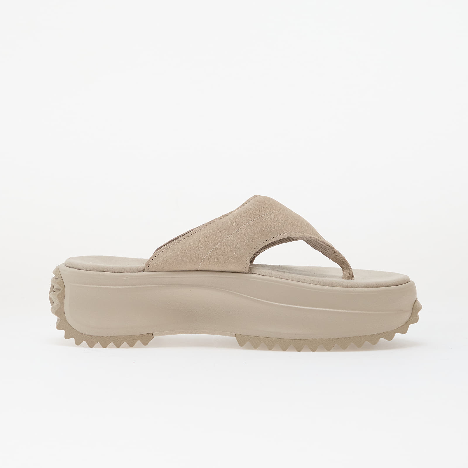 Herren Sneaker und Schuhe Converse ​Run Star Sandal Platform Suede Papyrus