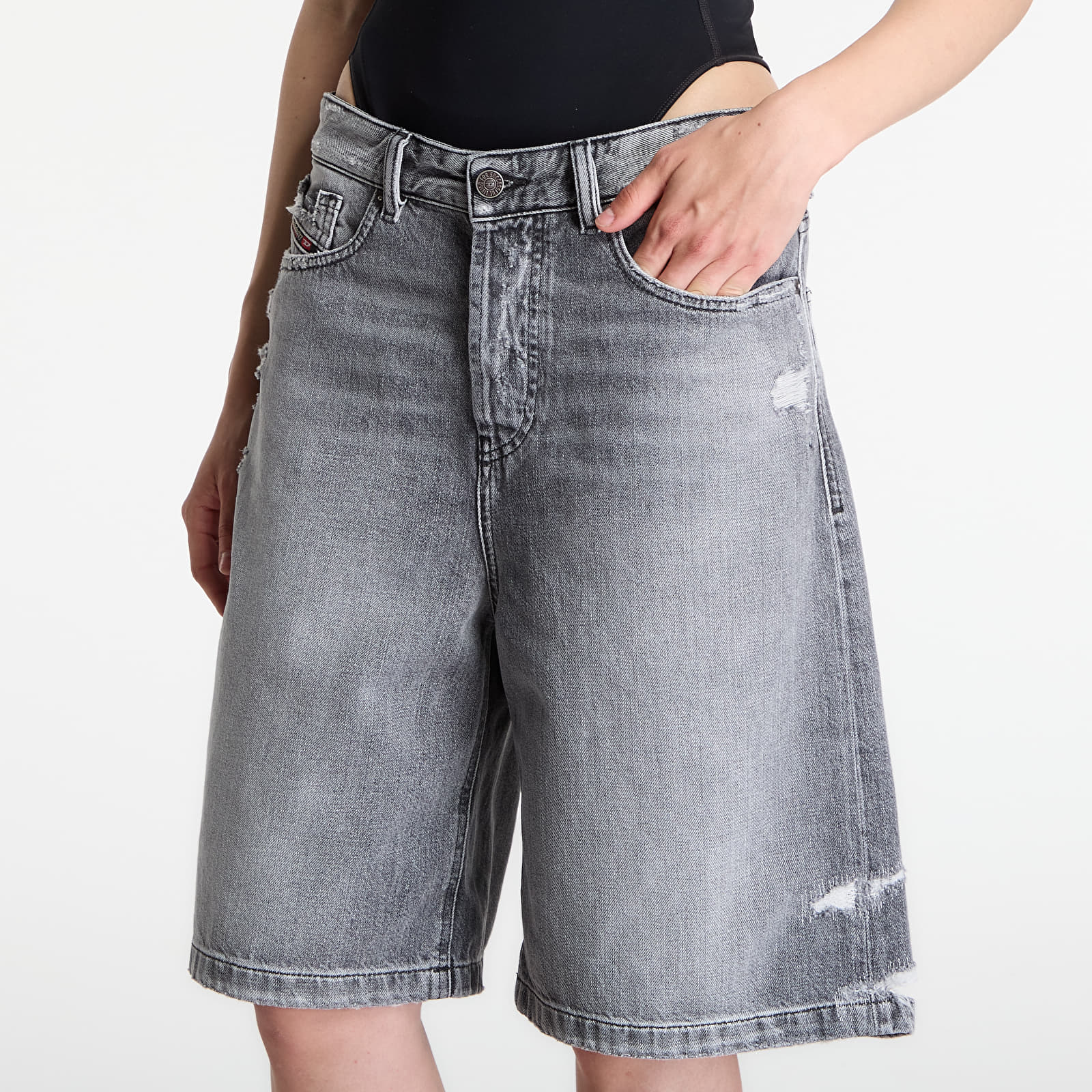 Women's shorts Diesel De-Sire-Short Shorts Black/ Blue