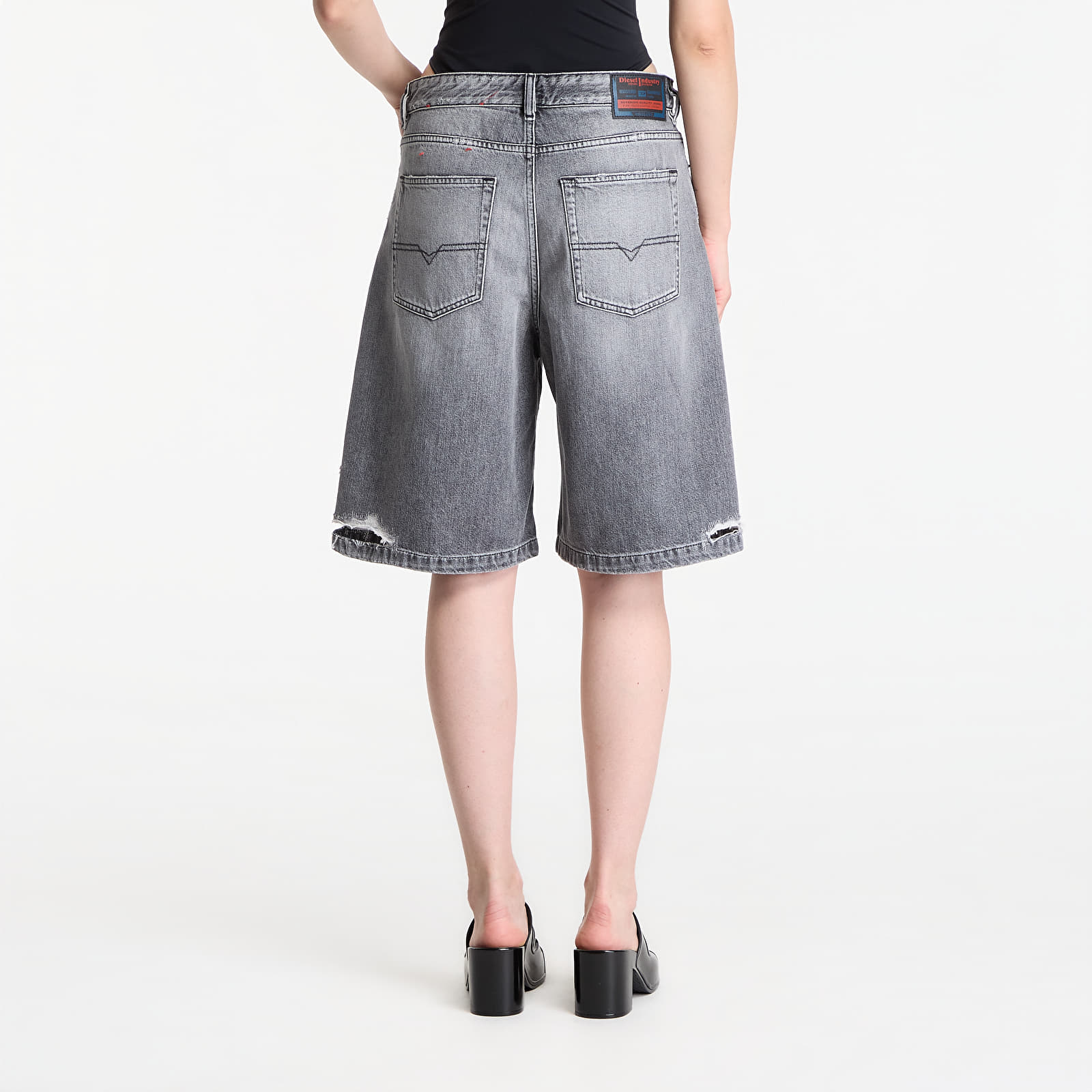 Women's shorts Diesel De-Sire-Short Shorts Black/ Blue