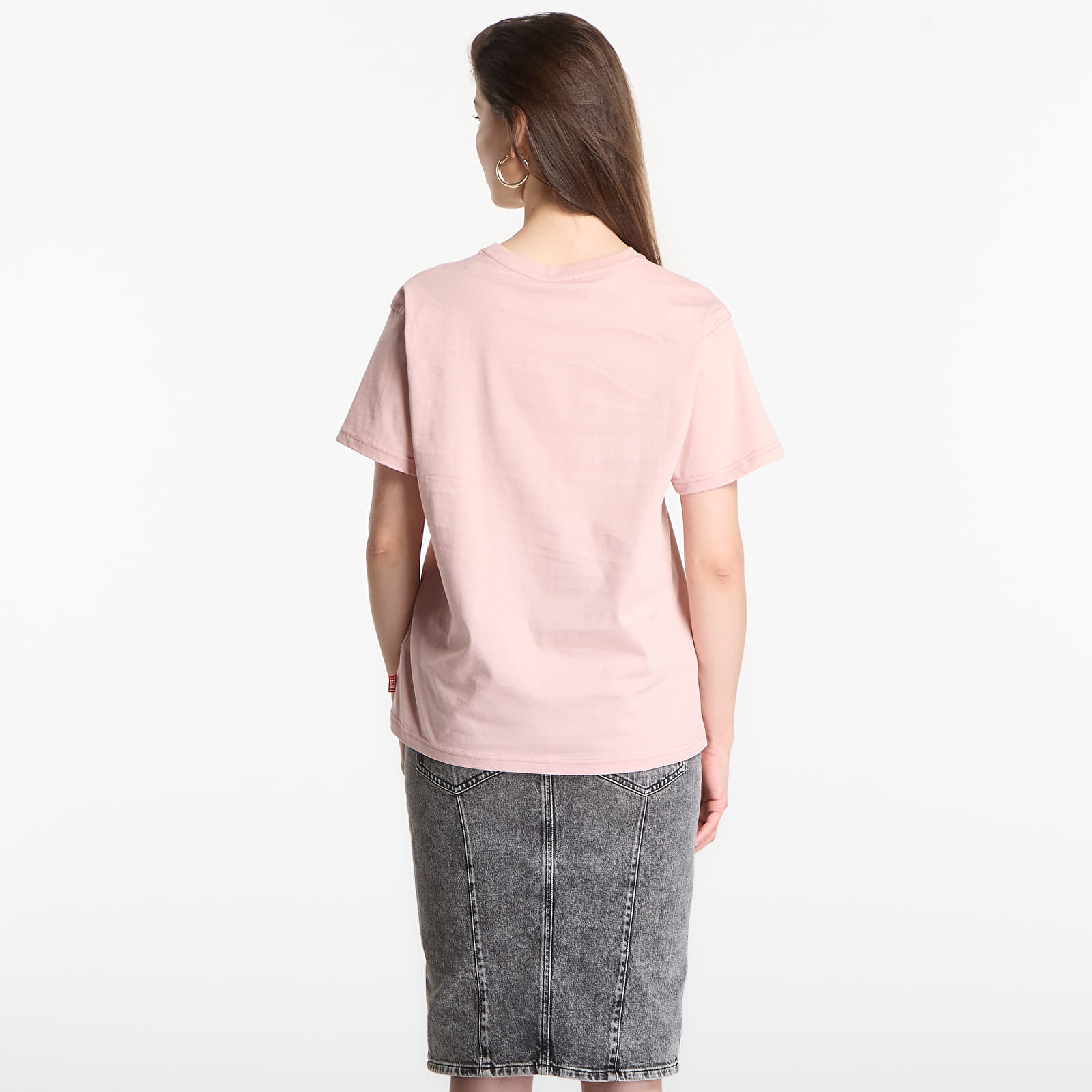 Dames T-shirts Diesel T-Normy-S6 T-Shirt Pale Mauve