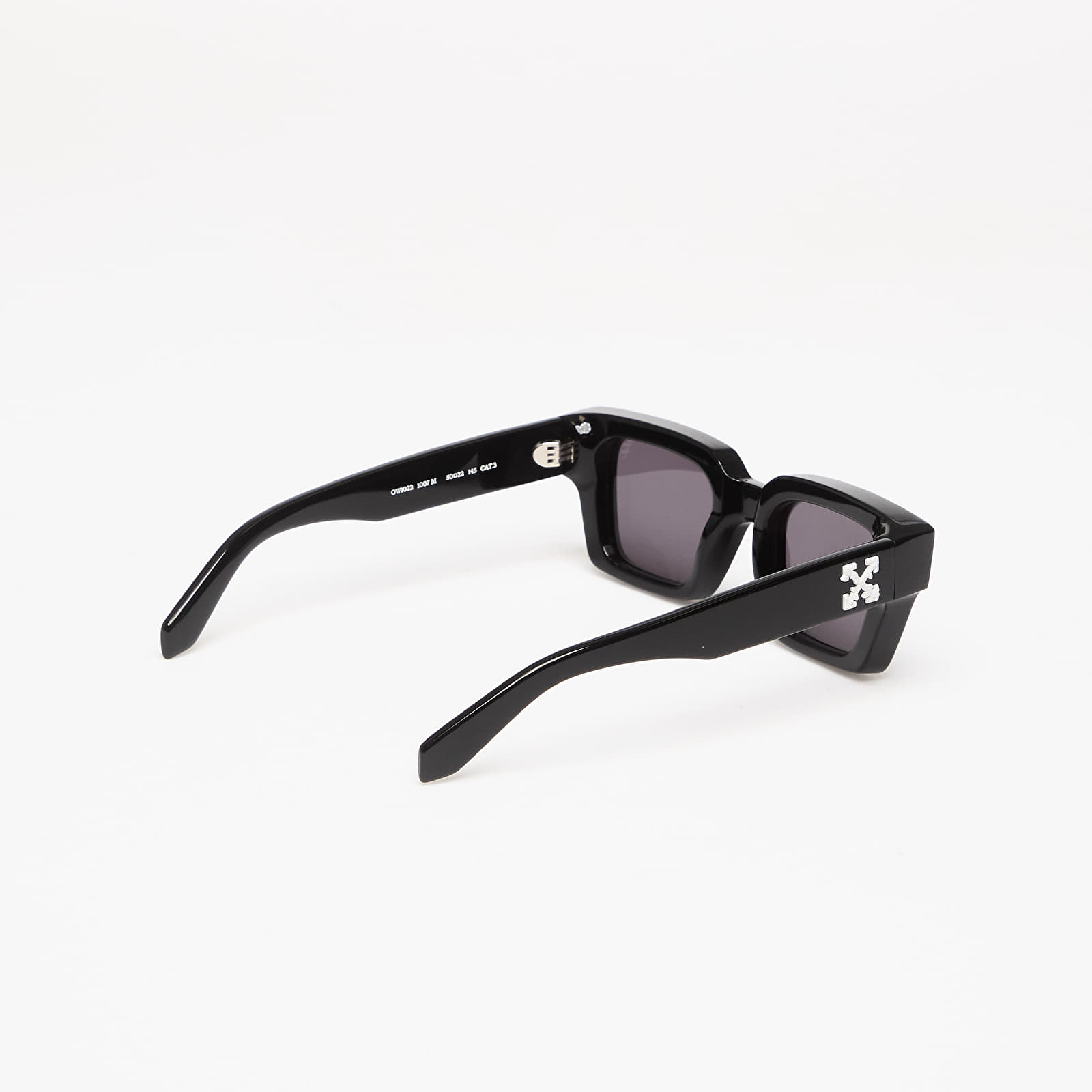 Solbriller Off-White Virgil Shiny Dark Havana/ Blue