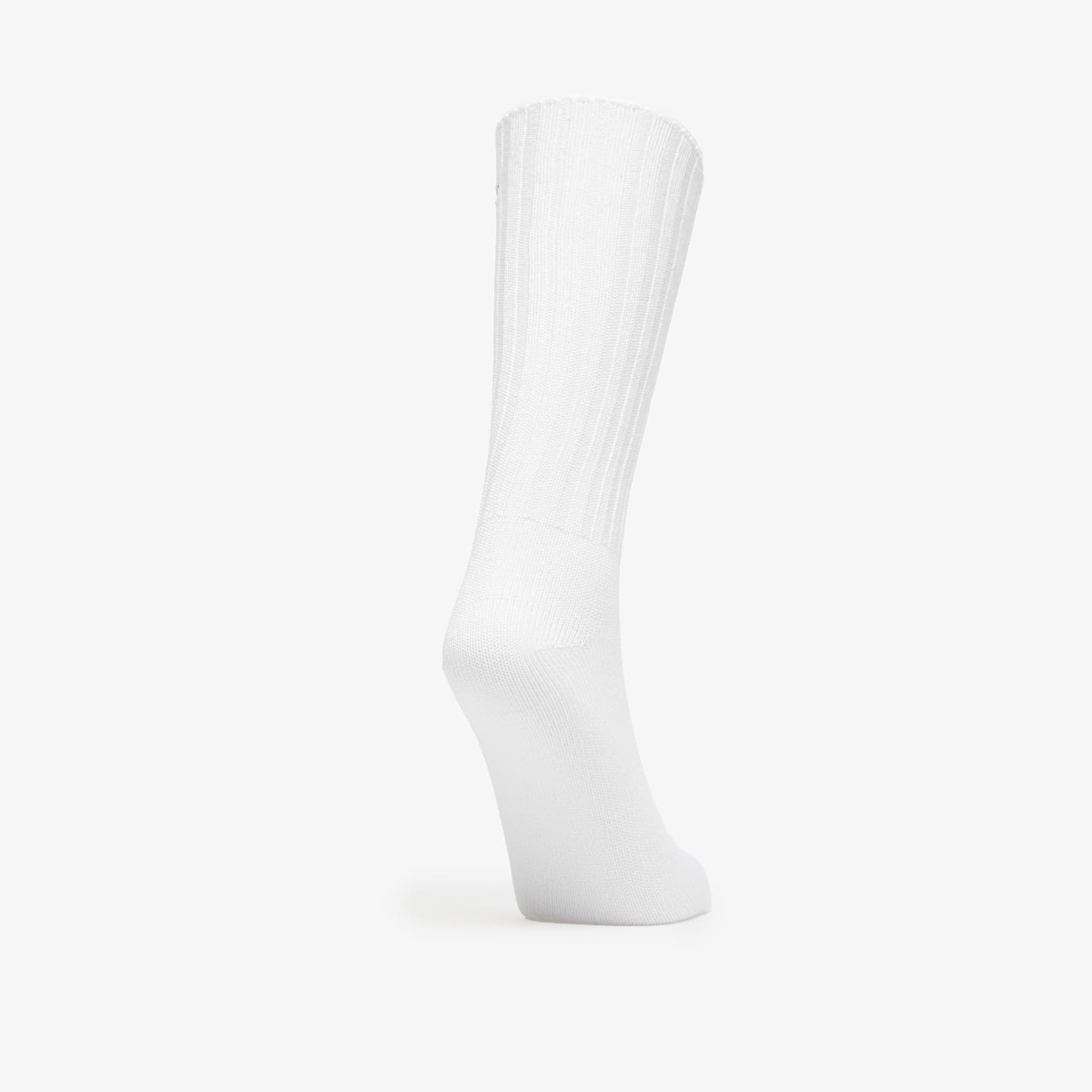 Skarpetki Sporty & Rich Signature Logo Rib Socks White
