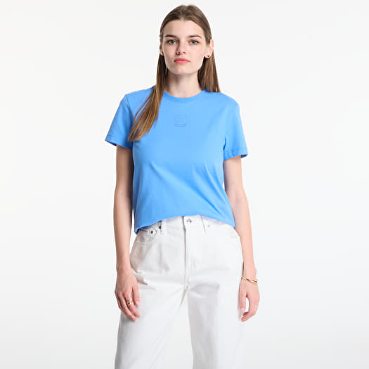 T-shirt Calvin Klein Ss 20S Jersey Emblem Crew Tee Marina