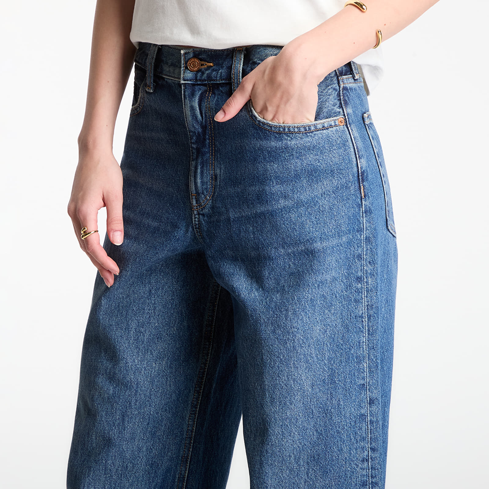 Women's jeans Calvin Klein Jeans Low Rise Baggy Jeans Blue Rodeo