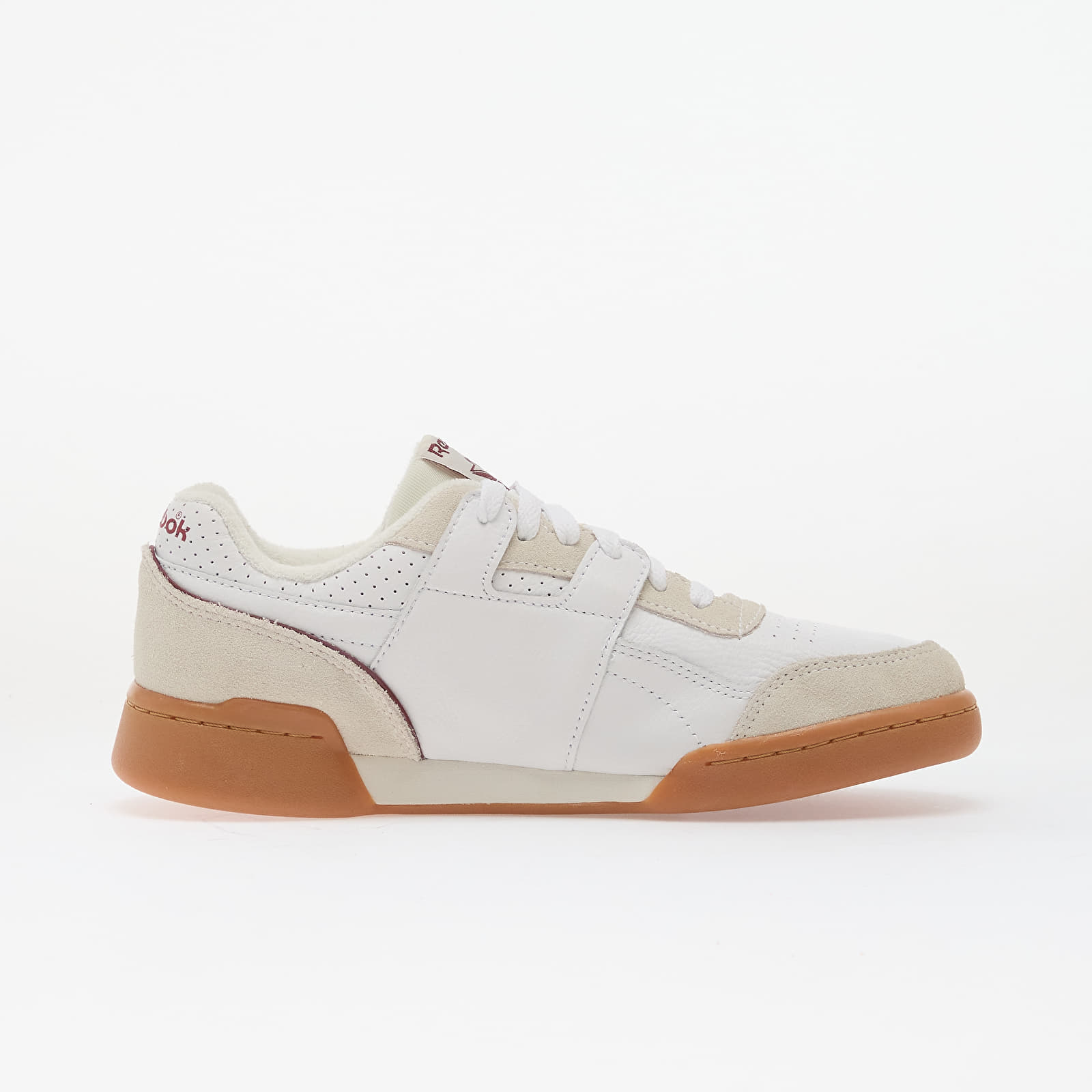Miesten kengät Reebok Workout Plus White/ Classic Burgundy/ Chalk
